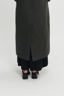 Dublin double breasted coat grey