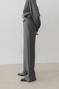 Moll Straight trousers charcoal