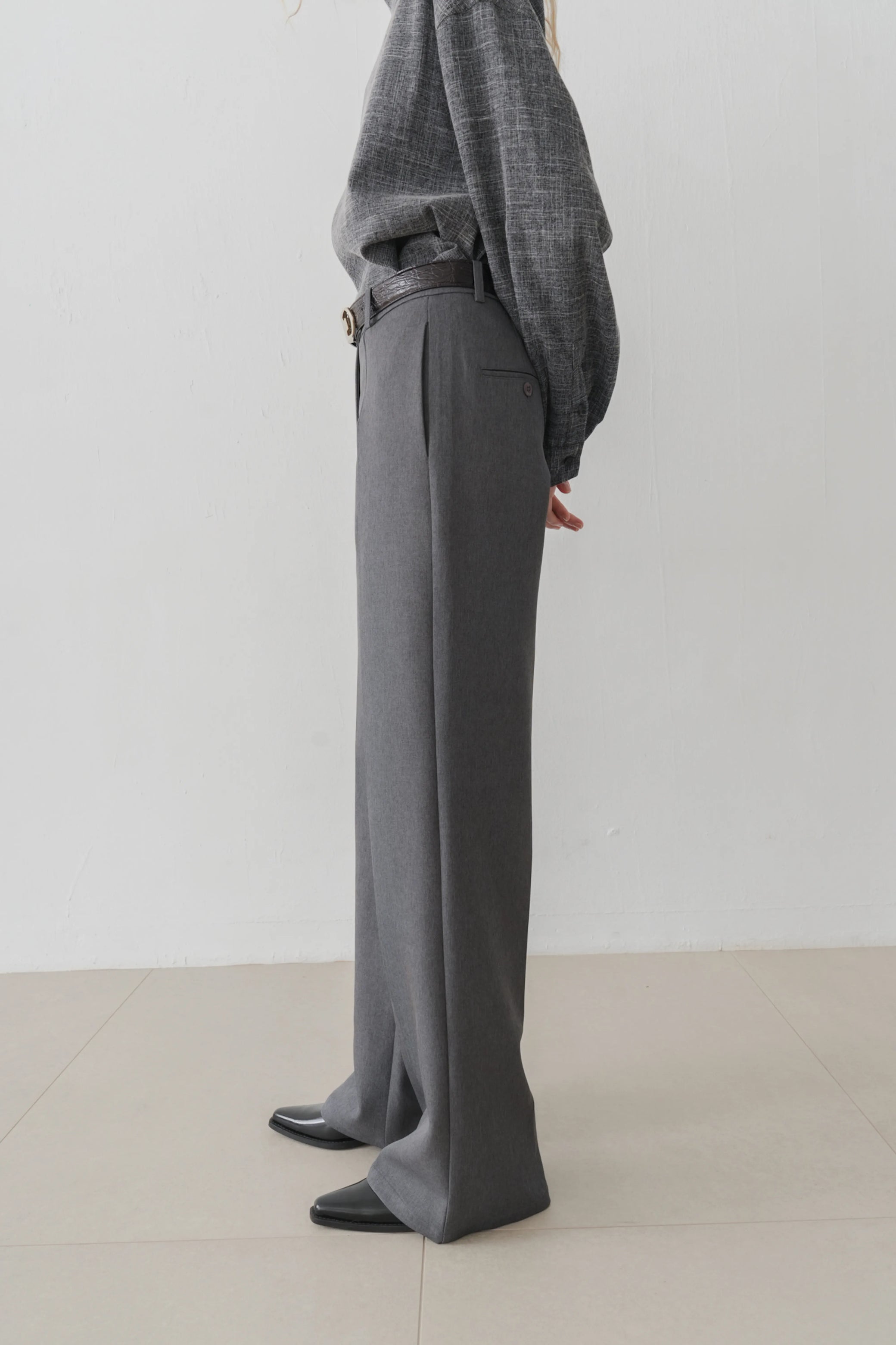 Moll Straight trousers charcoal
