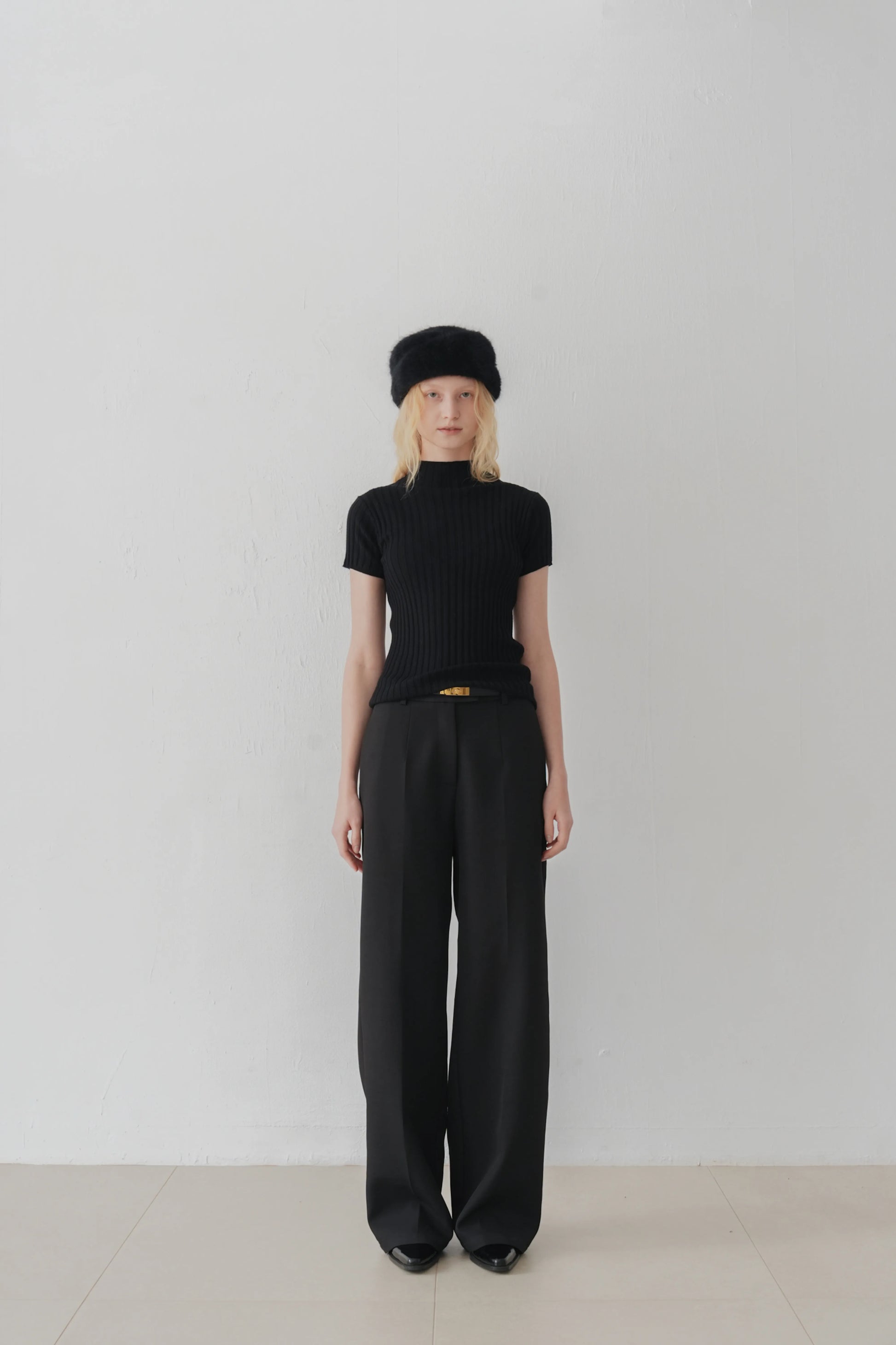 Moll Straight trousers black