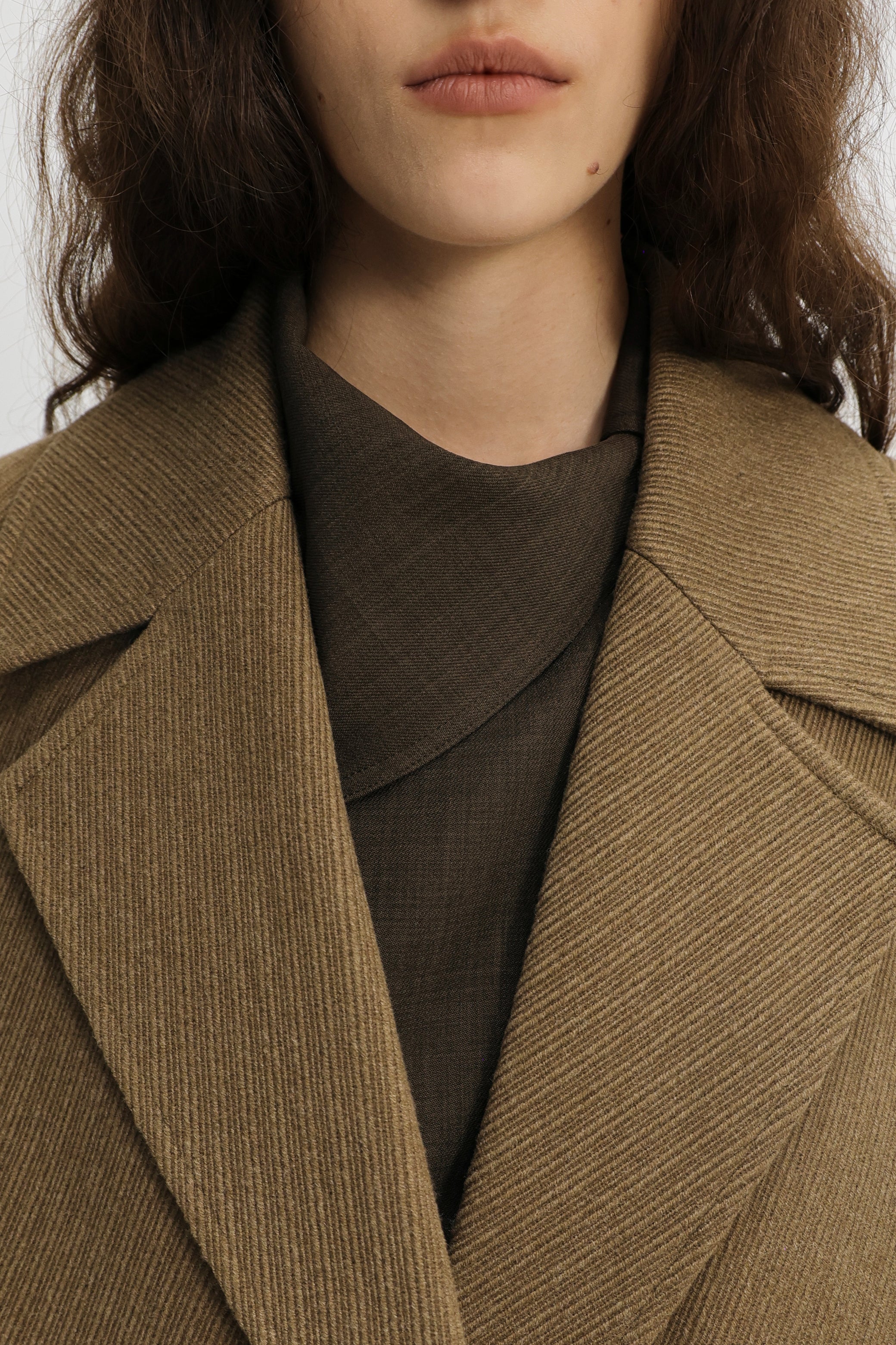 Dublin double breasted coat camel brown