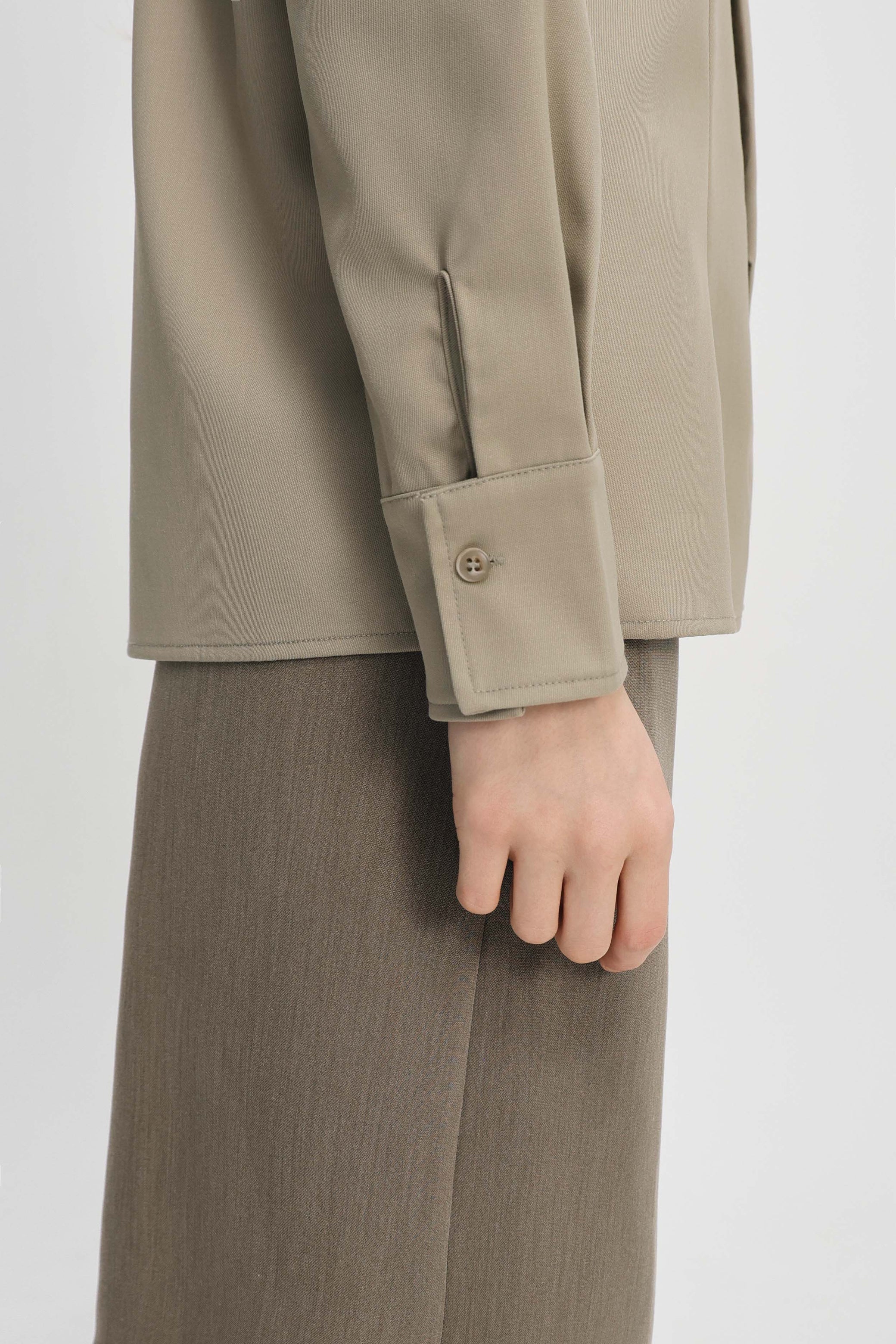 Charles tie shirt Oat