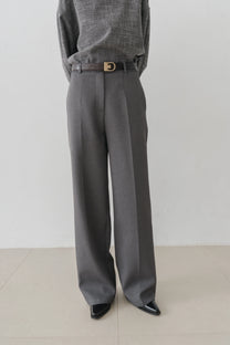 Moll Straight trousers charcoal