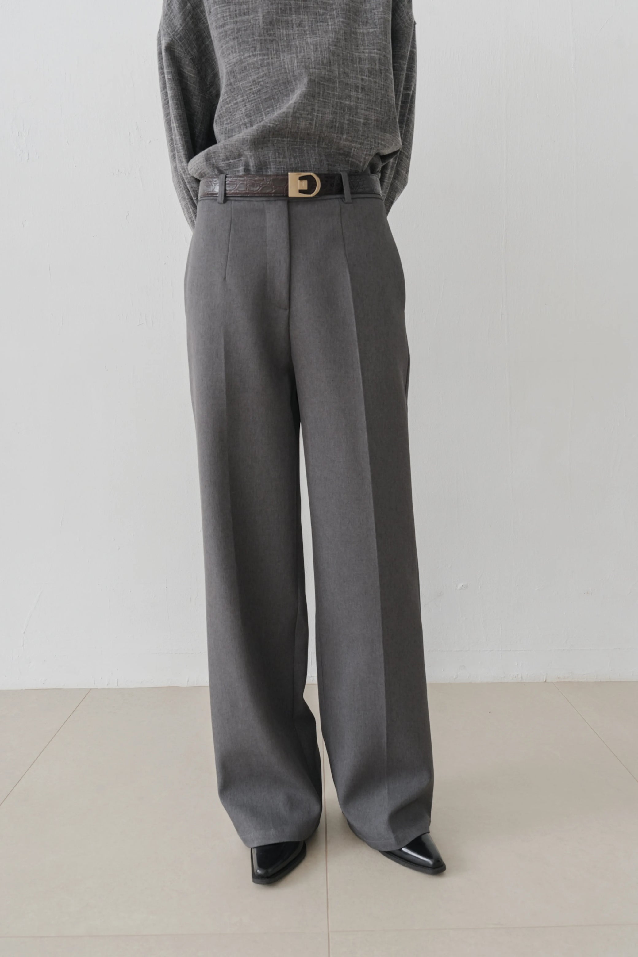 Moll Straight trousers charcoal