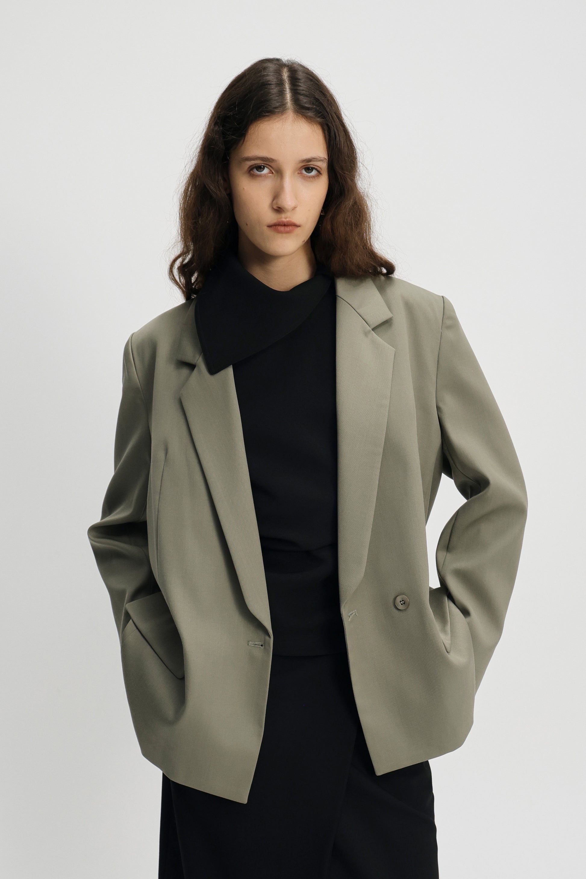 Fernn wool jacket sage green