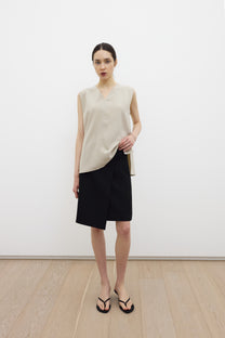 Ofran layered midi skirt