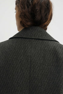 Dublin double breasted coat grey