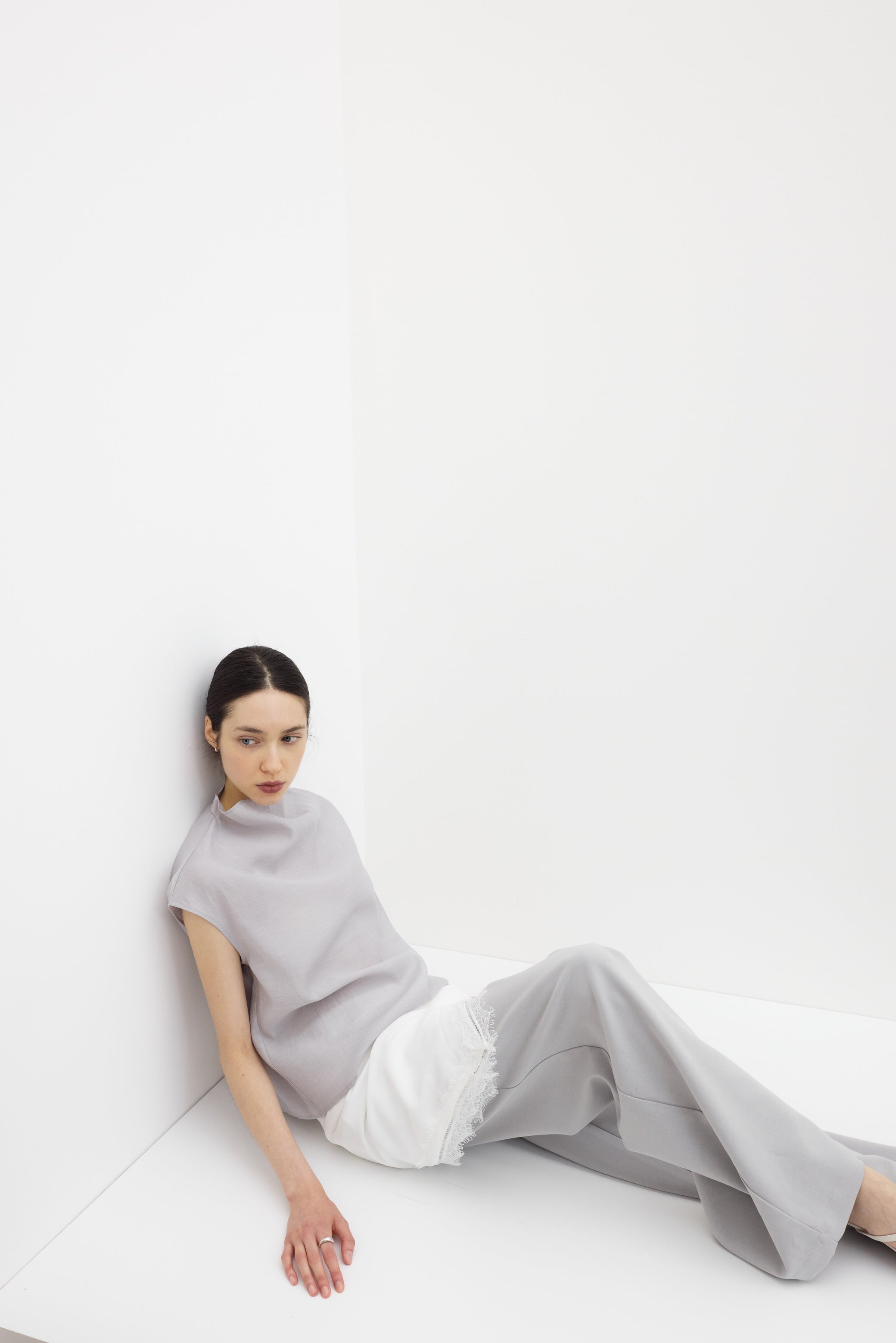 Ryder wide tailored trousers
