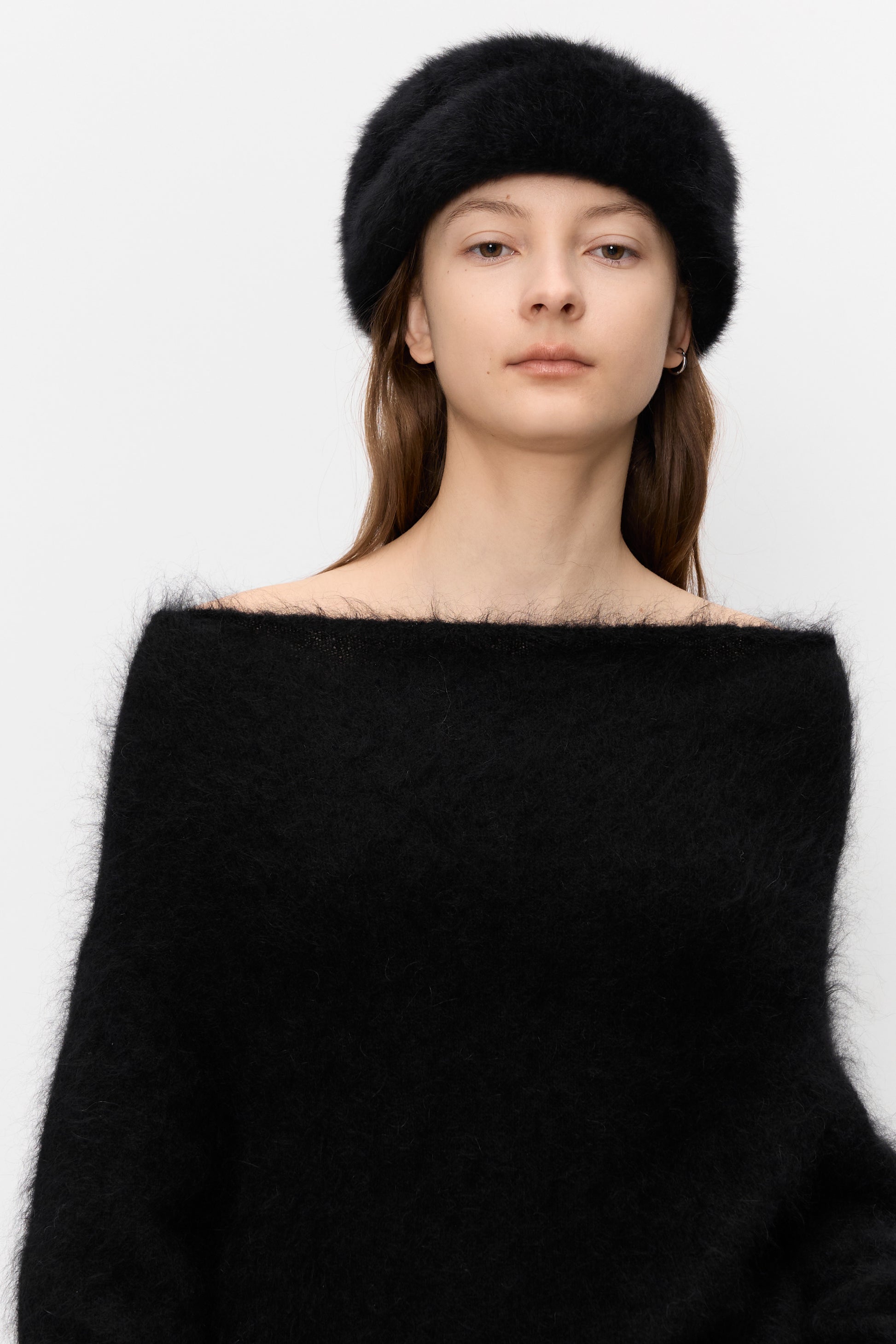 Maison mohair knit black