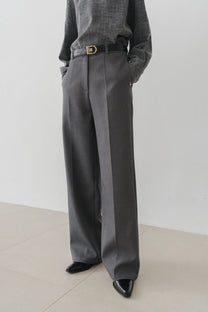 Moll Straight trousers charcoal