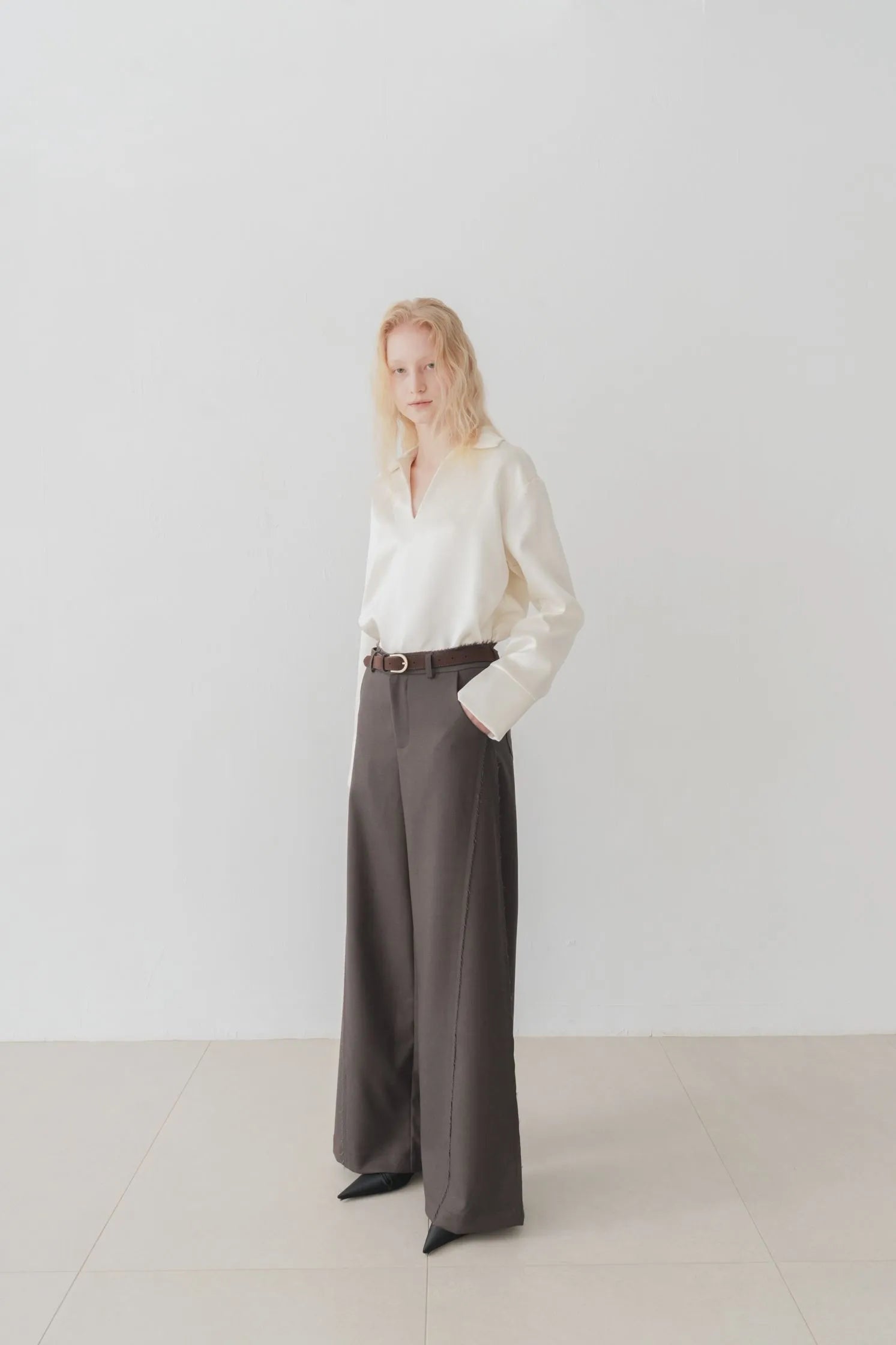 Viss String wide trousers