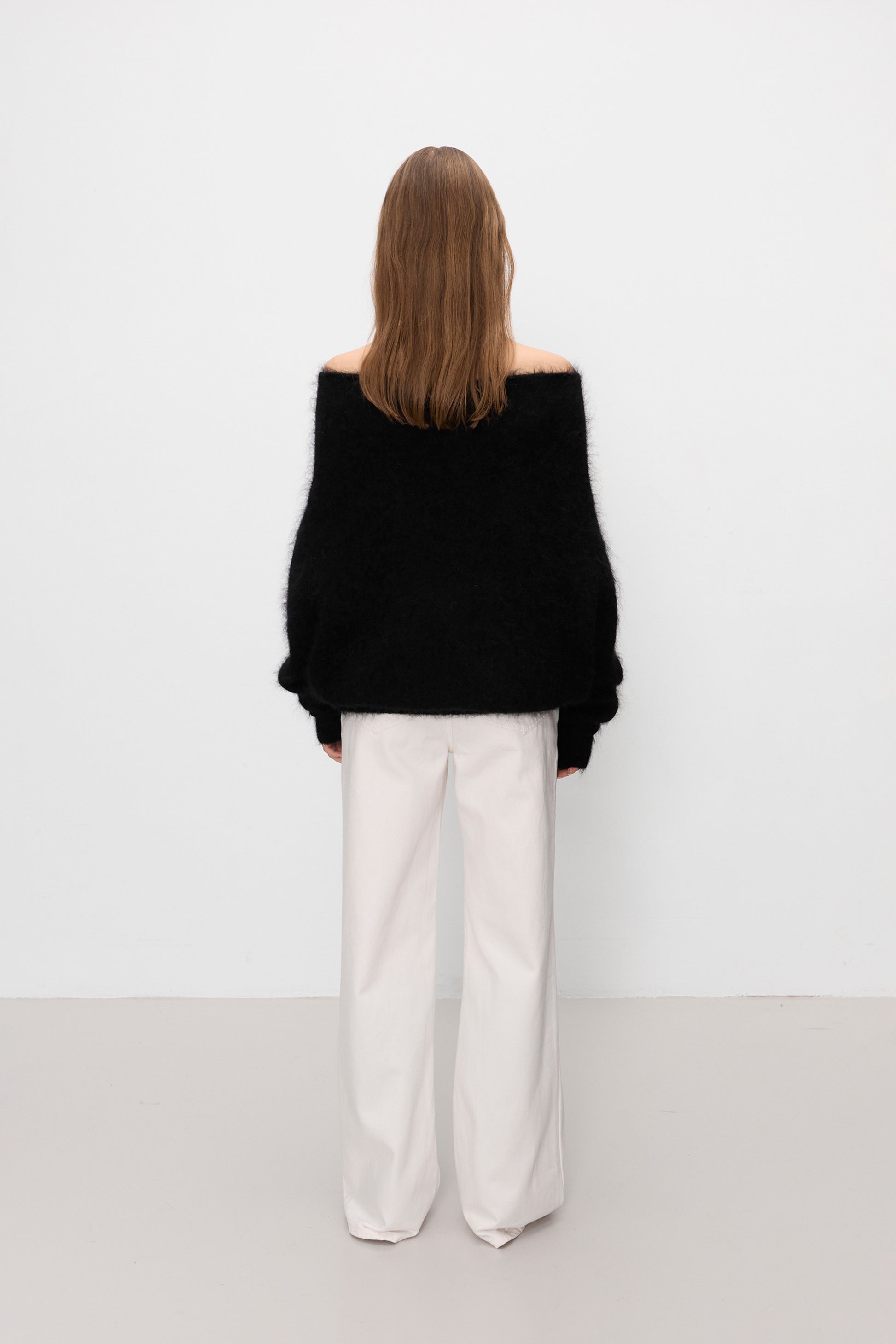 Maison mohair knit black