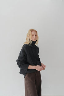 Klim High neck jumper charcoal