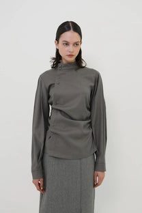 Utana asymmetric shirt