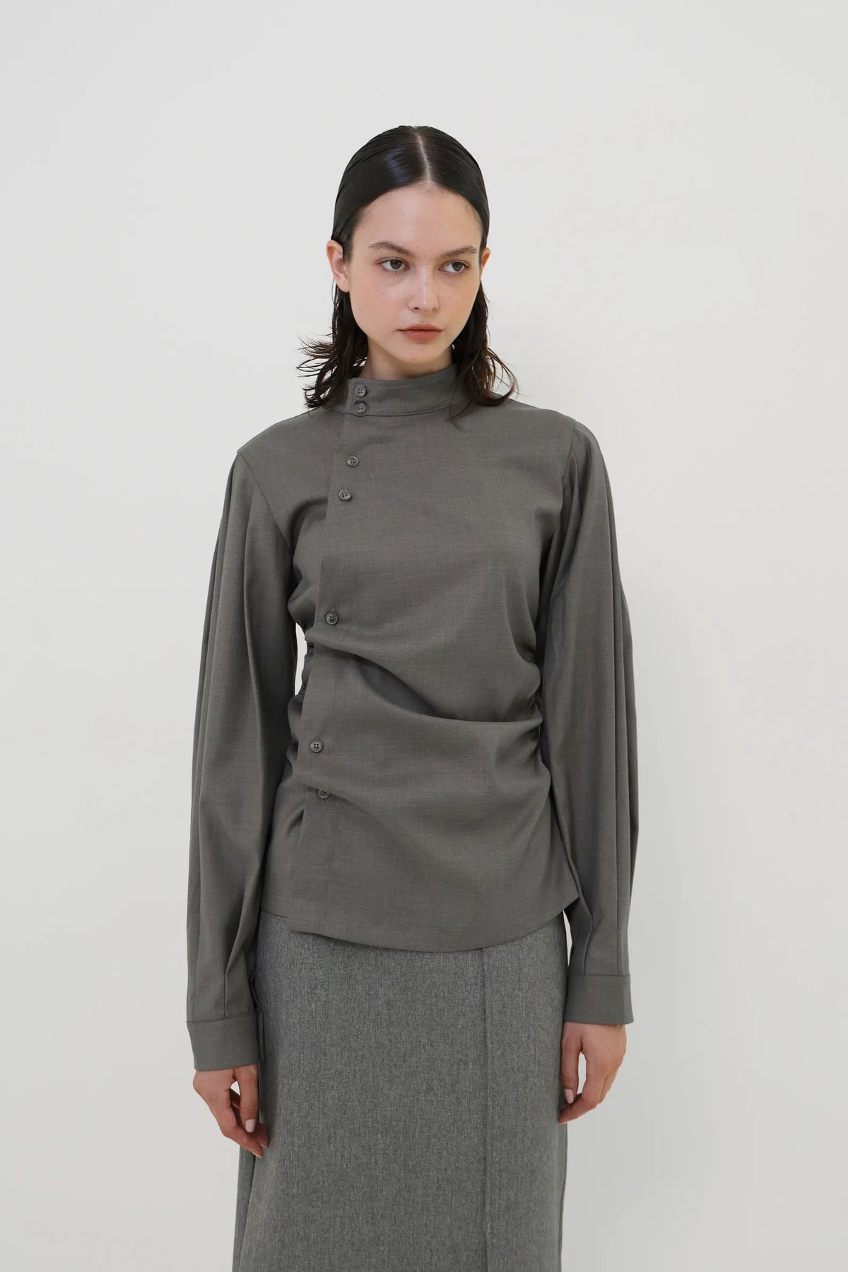 Utana asymmetric shirt