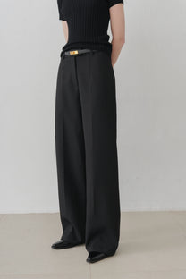 Moll Straight trousers black