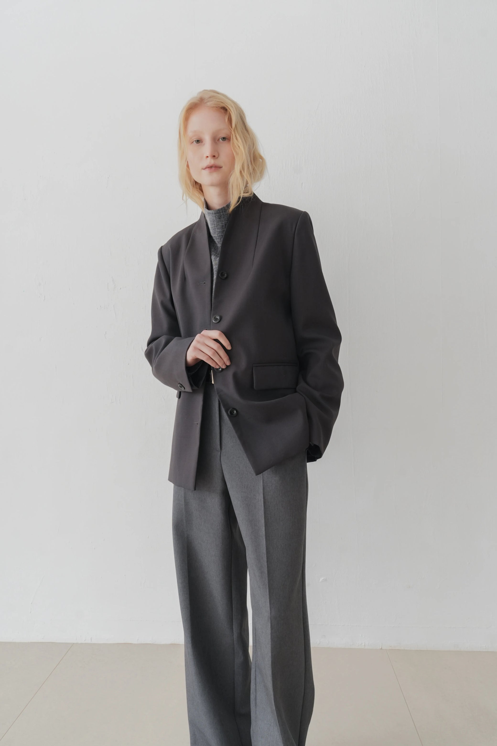 Moll Straight trousers charcoal