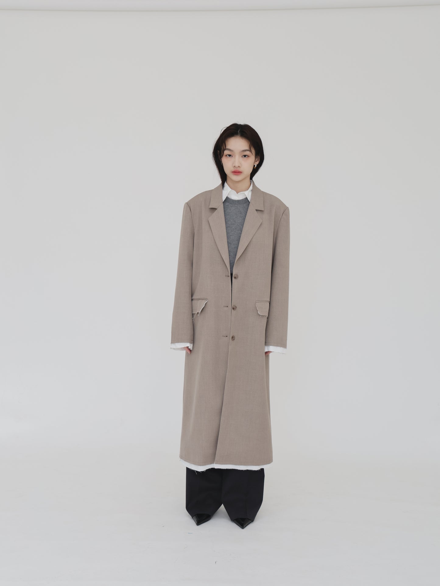 Alexia 襯裡長外套