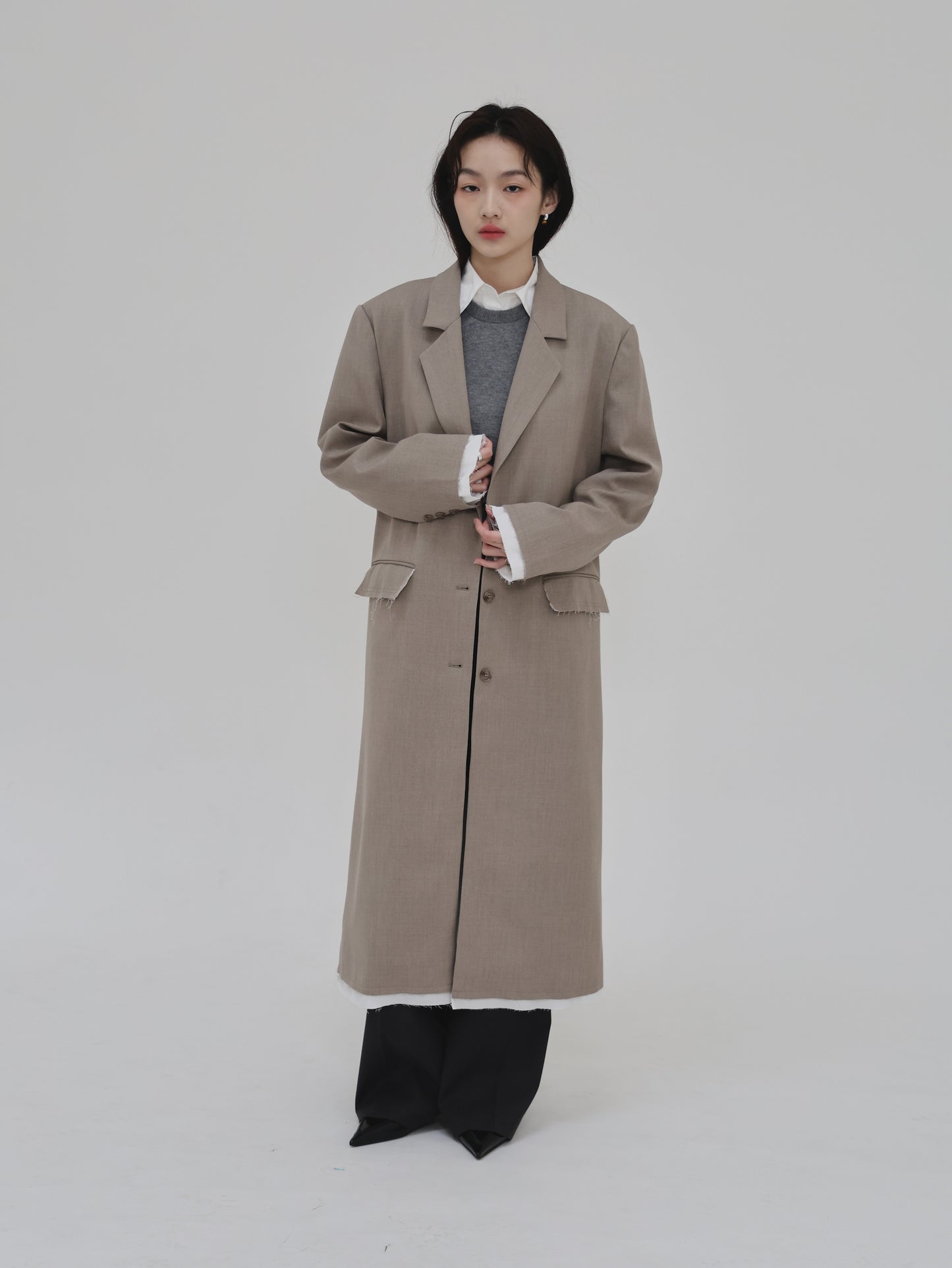 Alexia 襯裡長外套