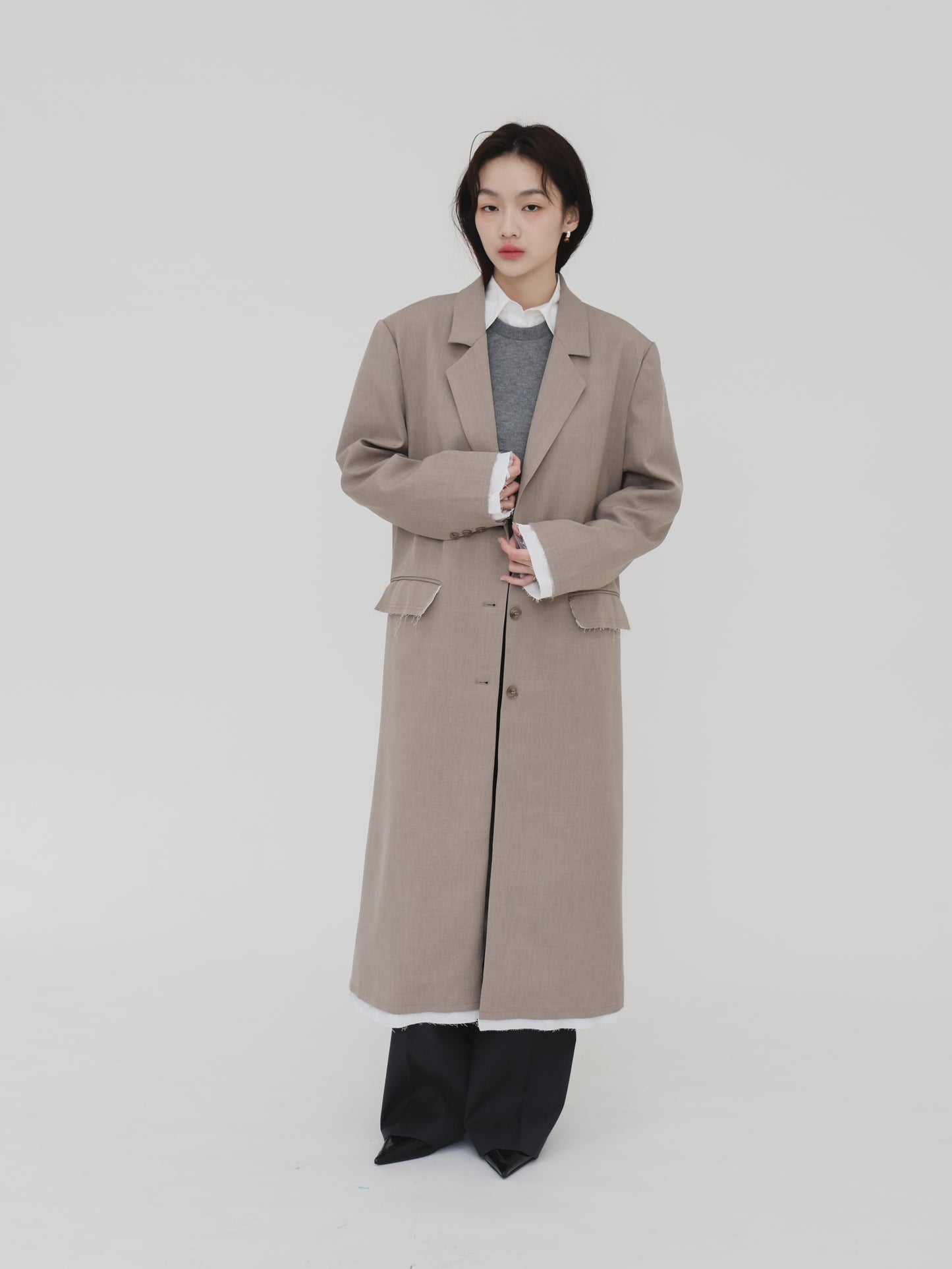 Alexia 襯裡長外套