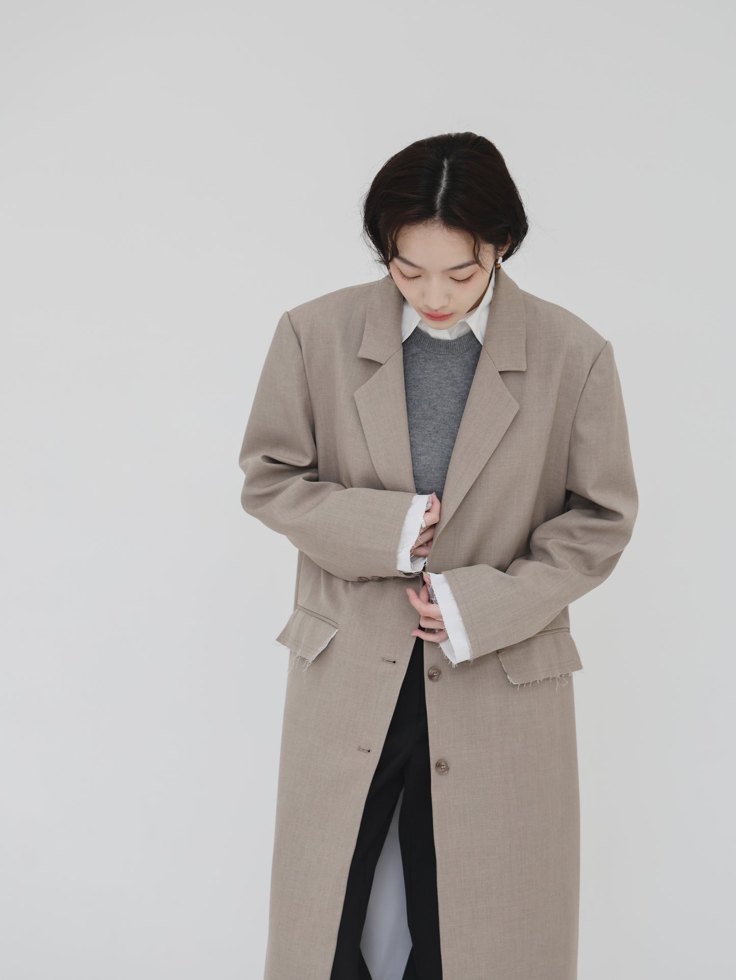 Alexia 襯裡長外套