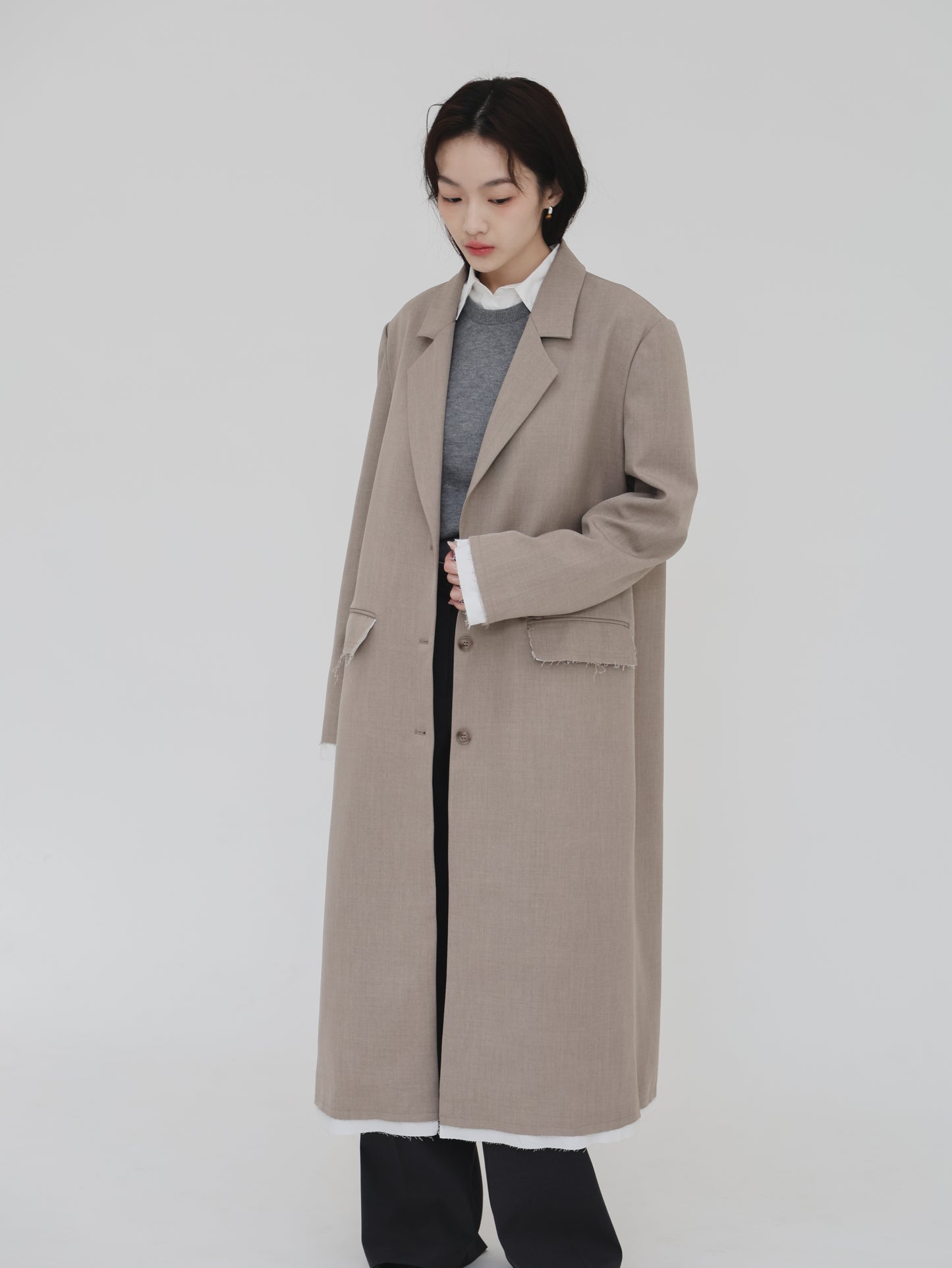 Alexia 襯裡長外套