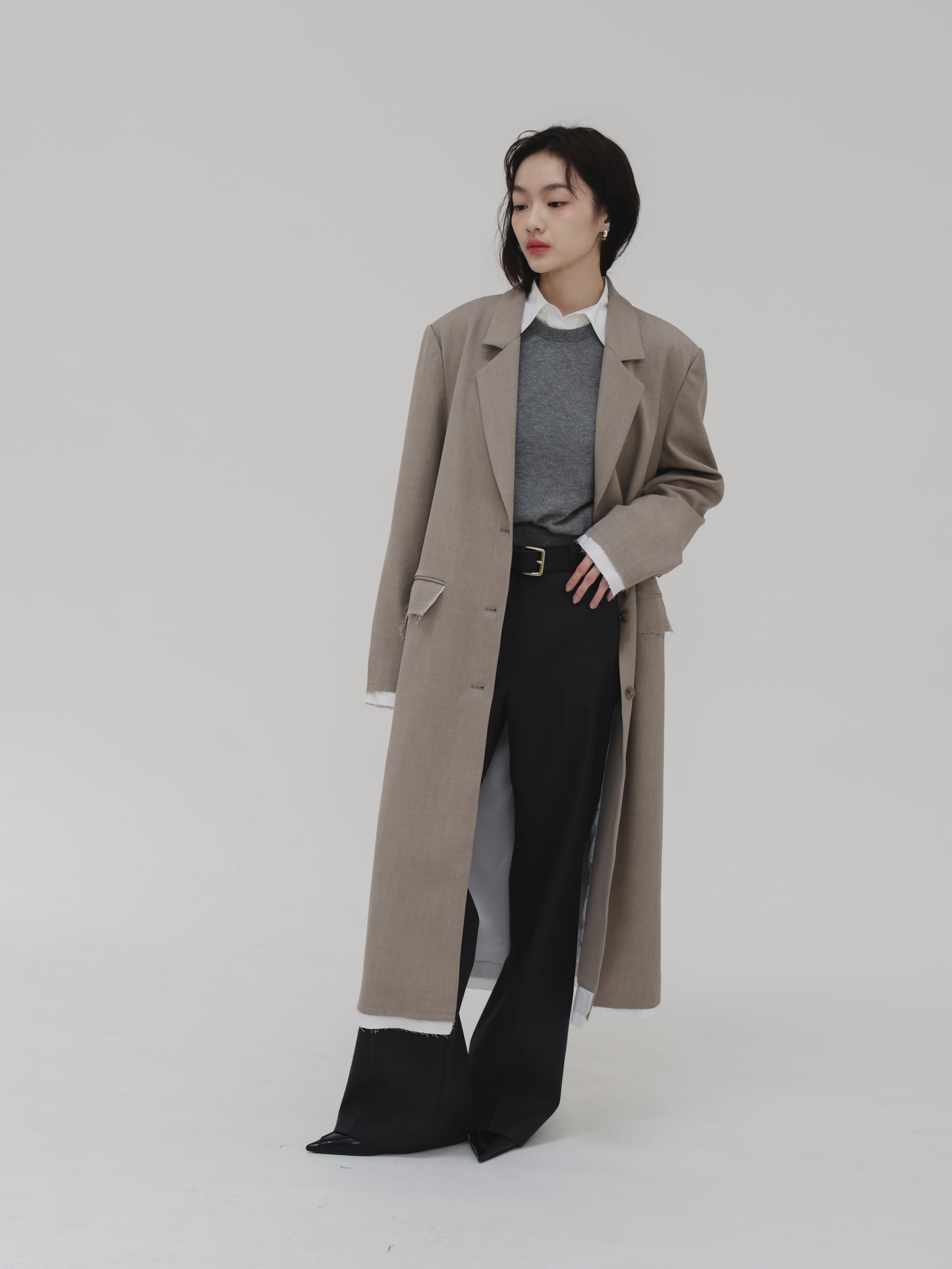 Alexia 襯裡長外套