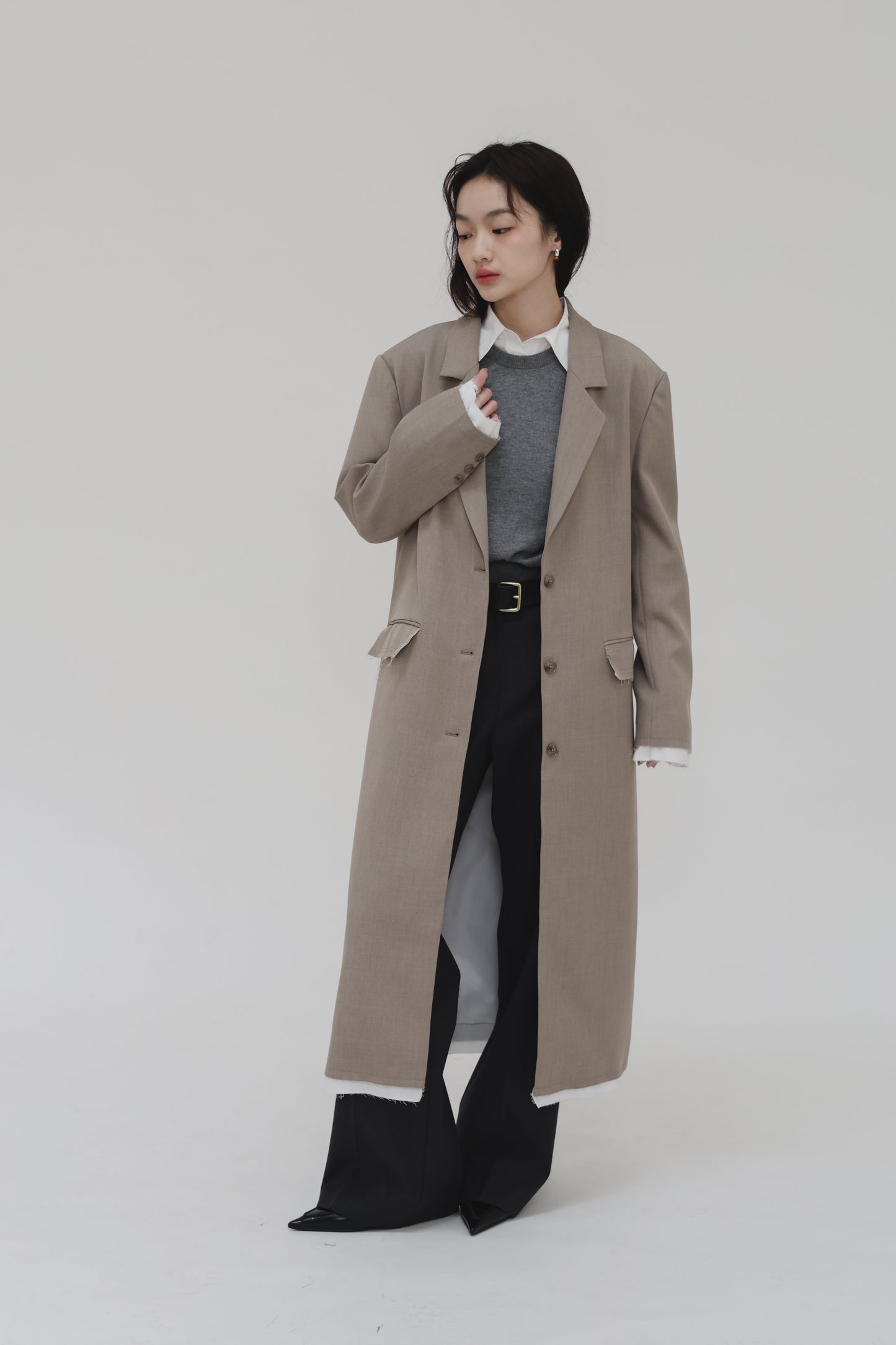 Alexia 襯裡長外套