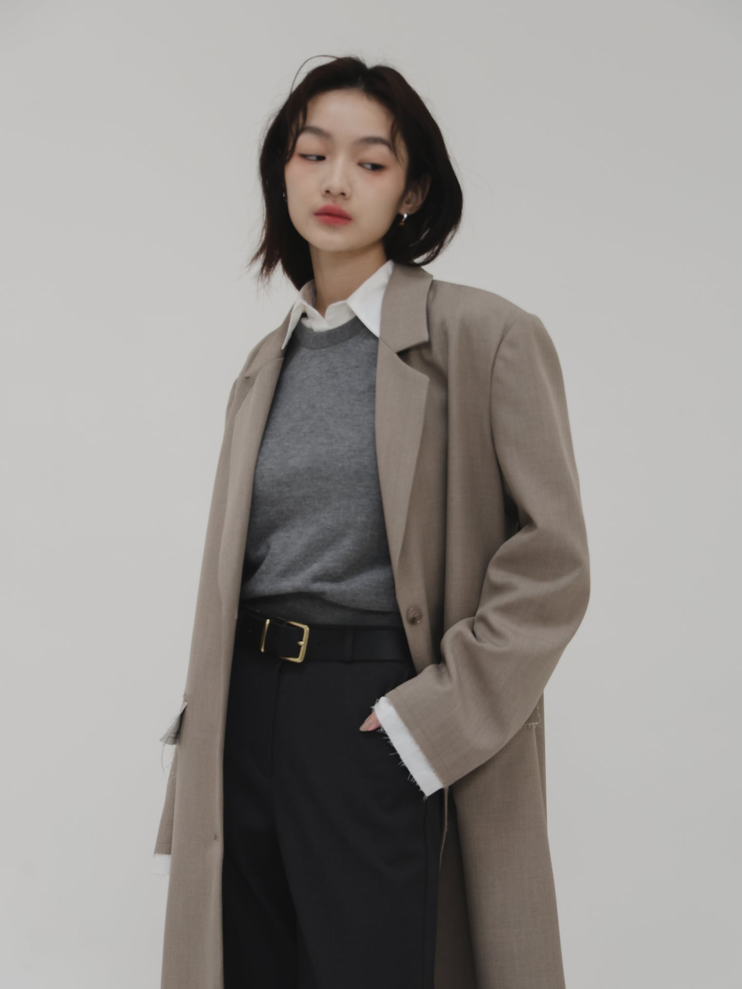 Alexia 襯裡長外套