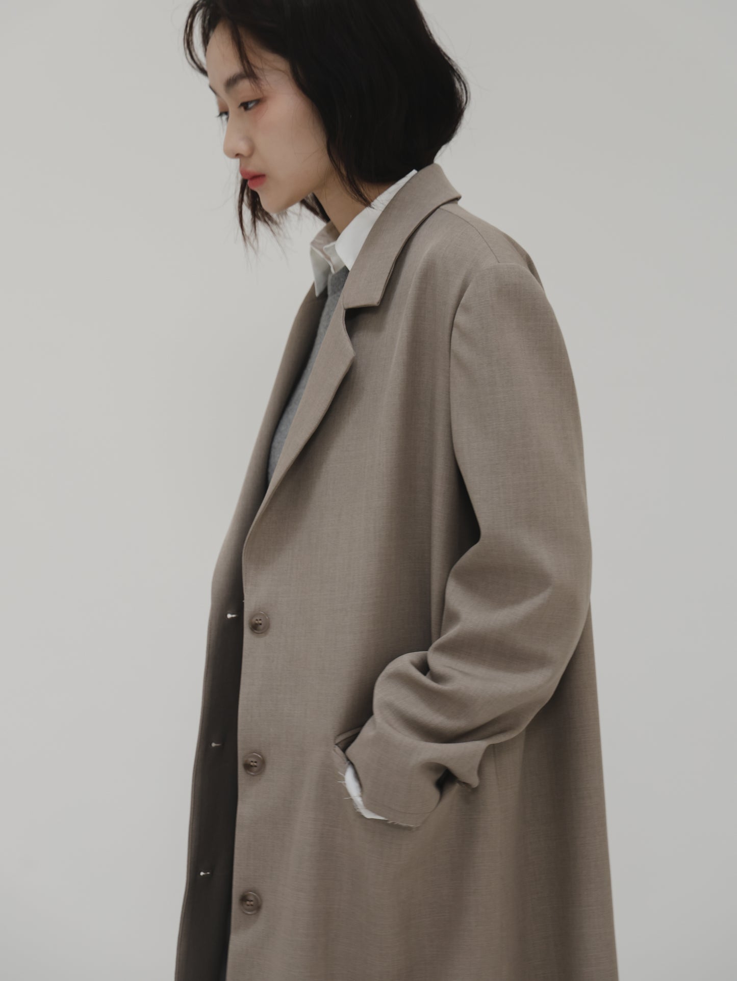 Alexia 襯裡長外套