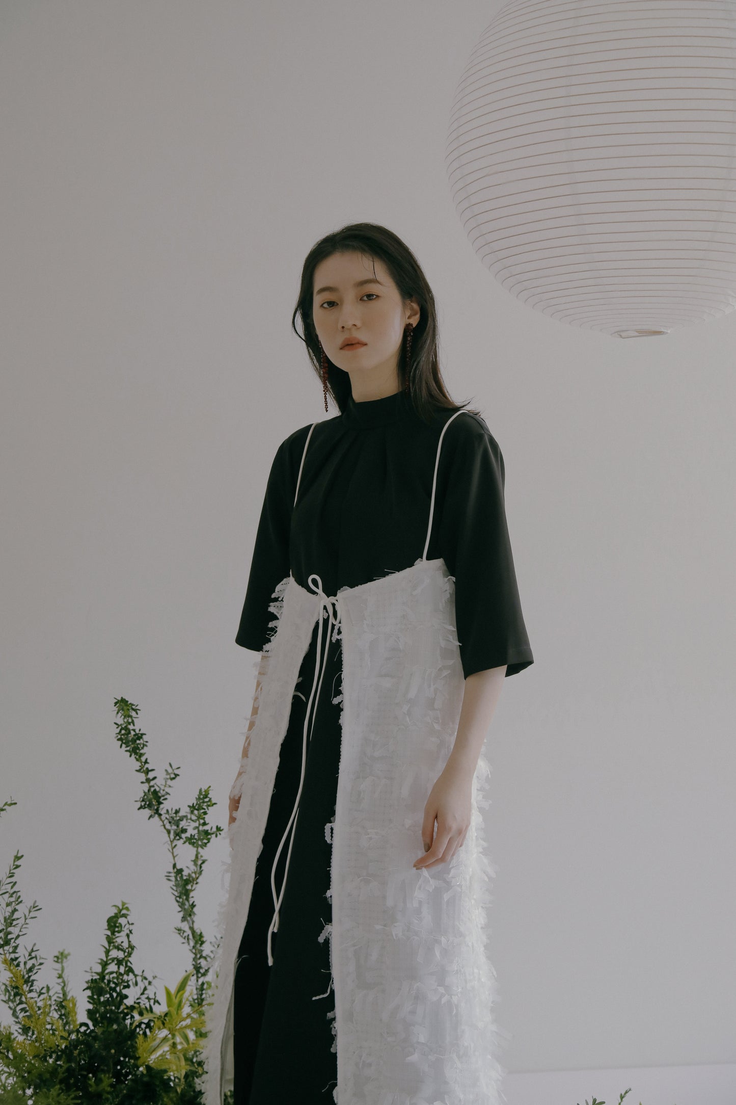 Goddard 褶皺領連身裙