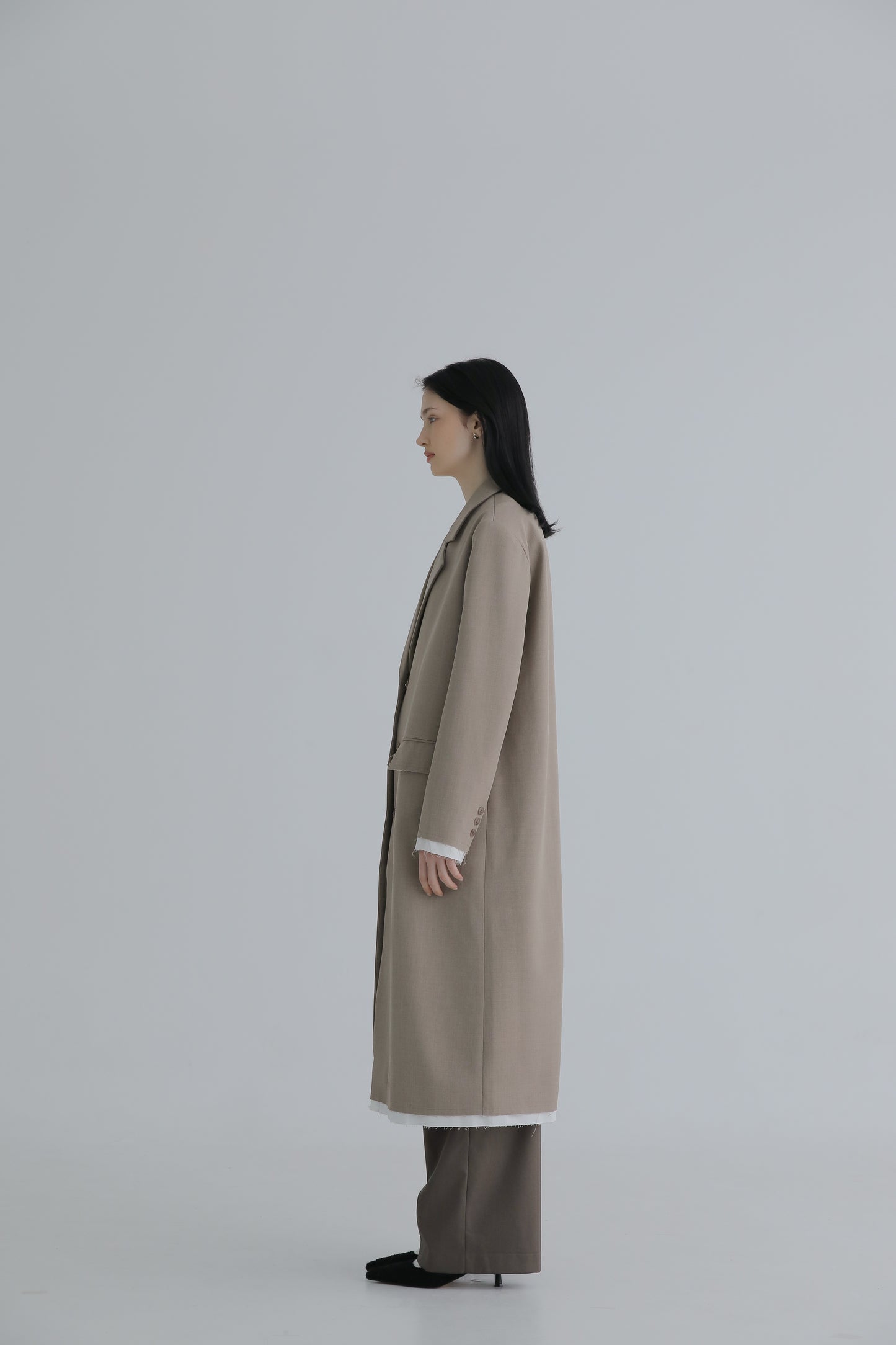 Alexia 襯裡長外套