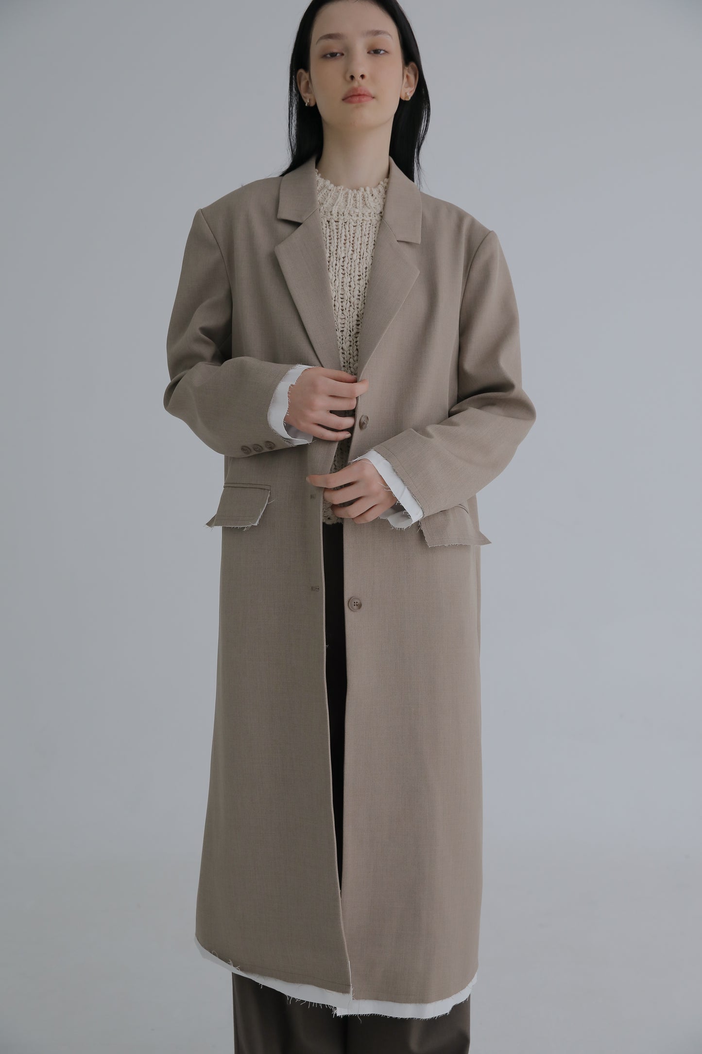 Alexia 襯裡長外套