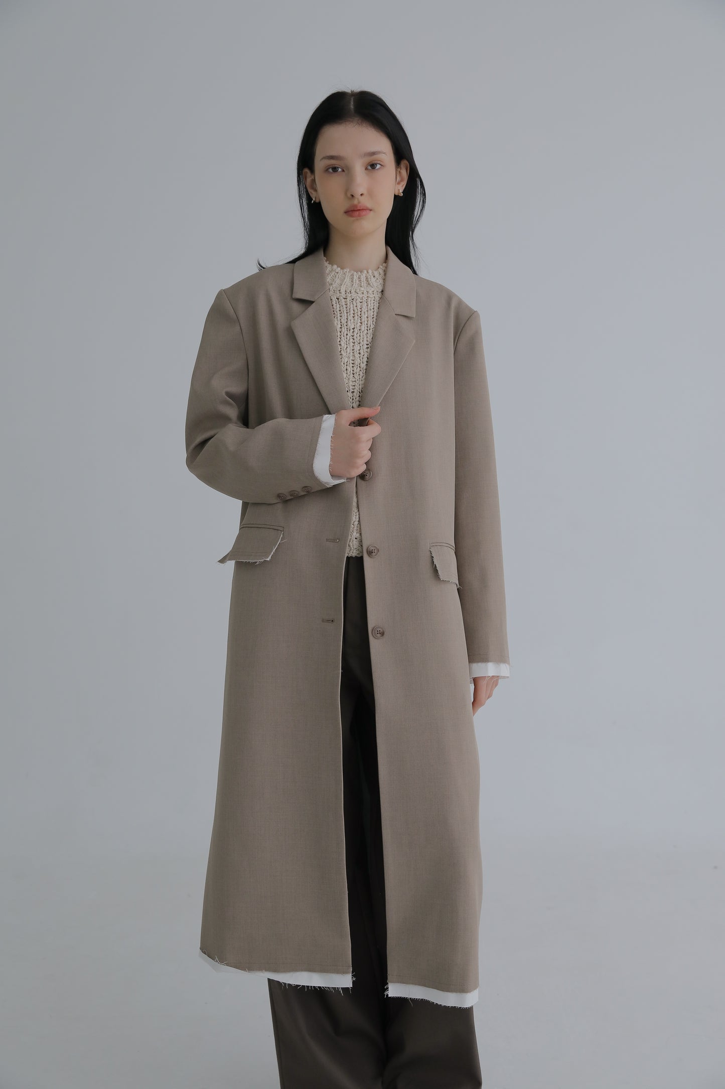 Alexia 襯裡長外套