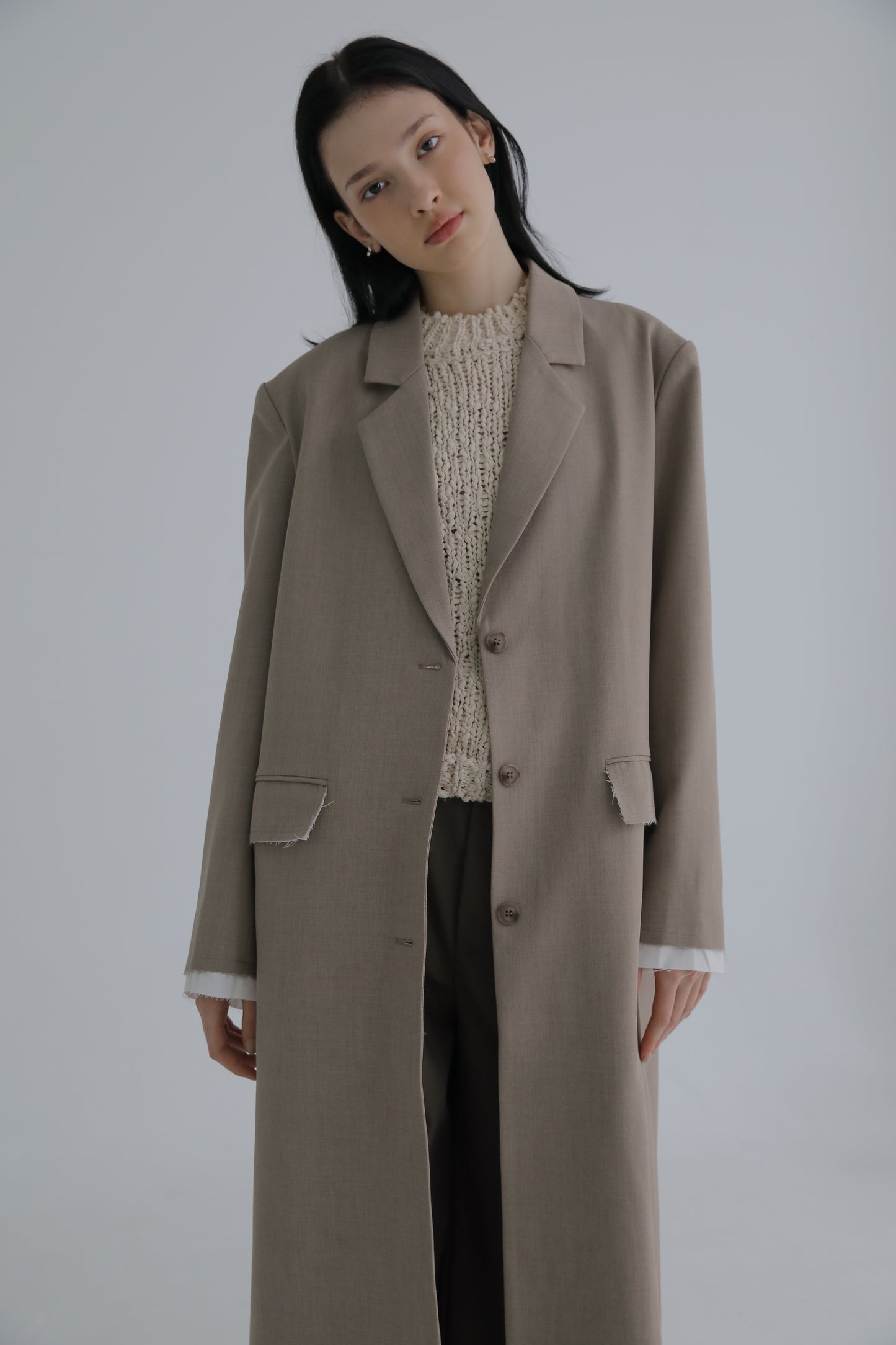 Alexia 襯裡長外套