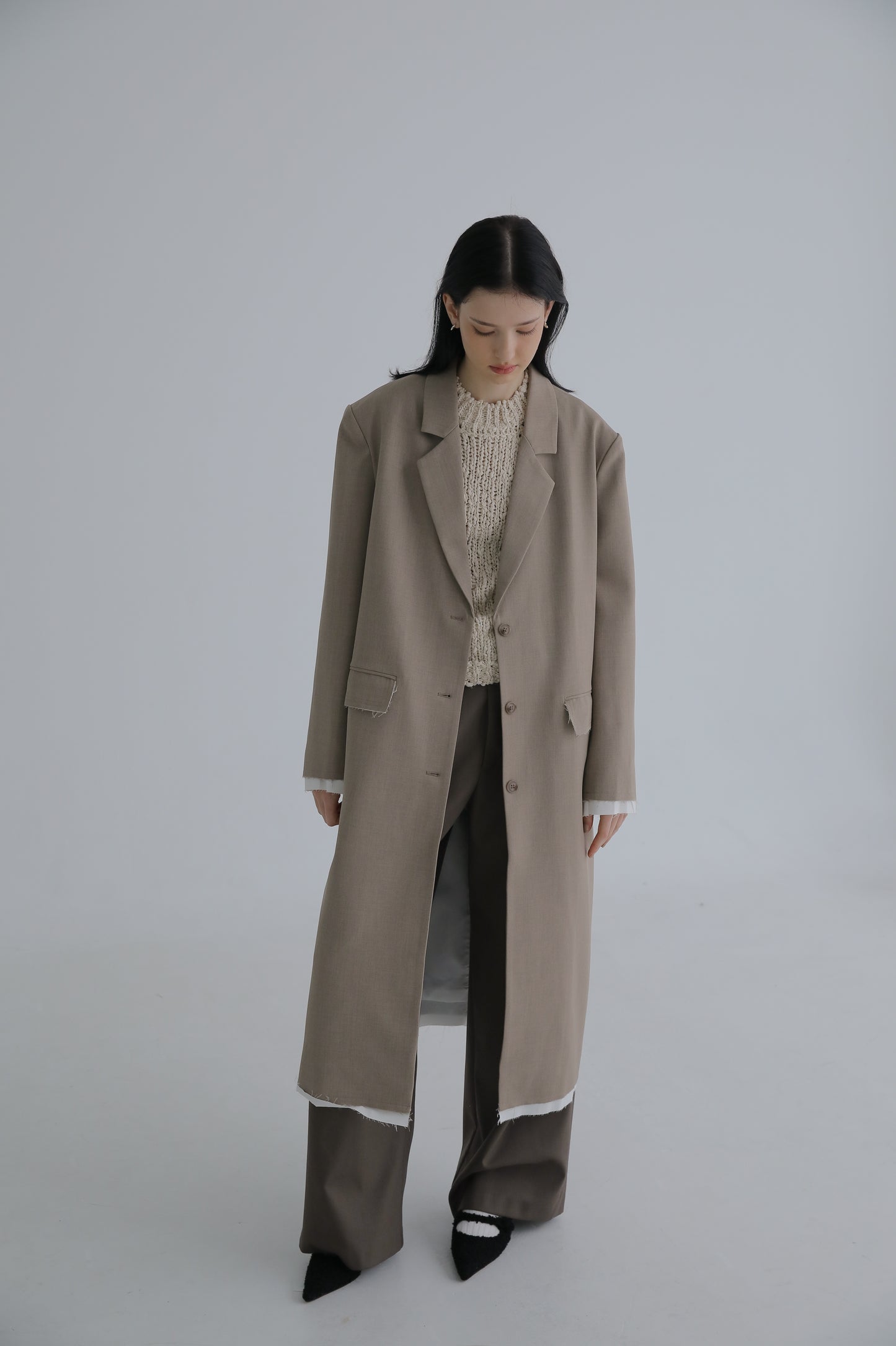 Alexia 襯裡長外套
