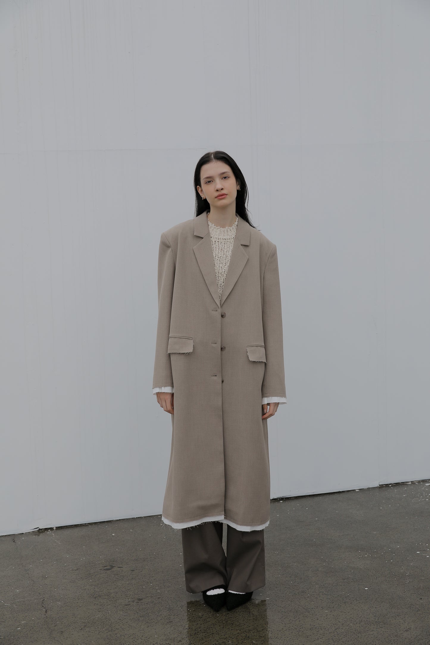 Alexia 襯裡長外套
