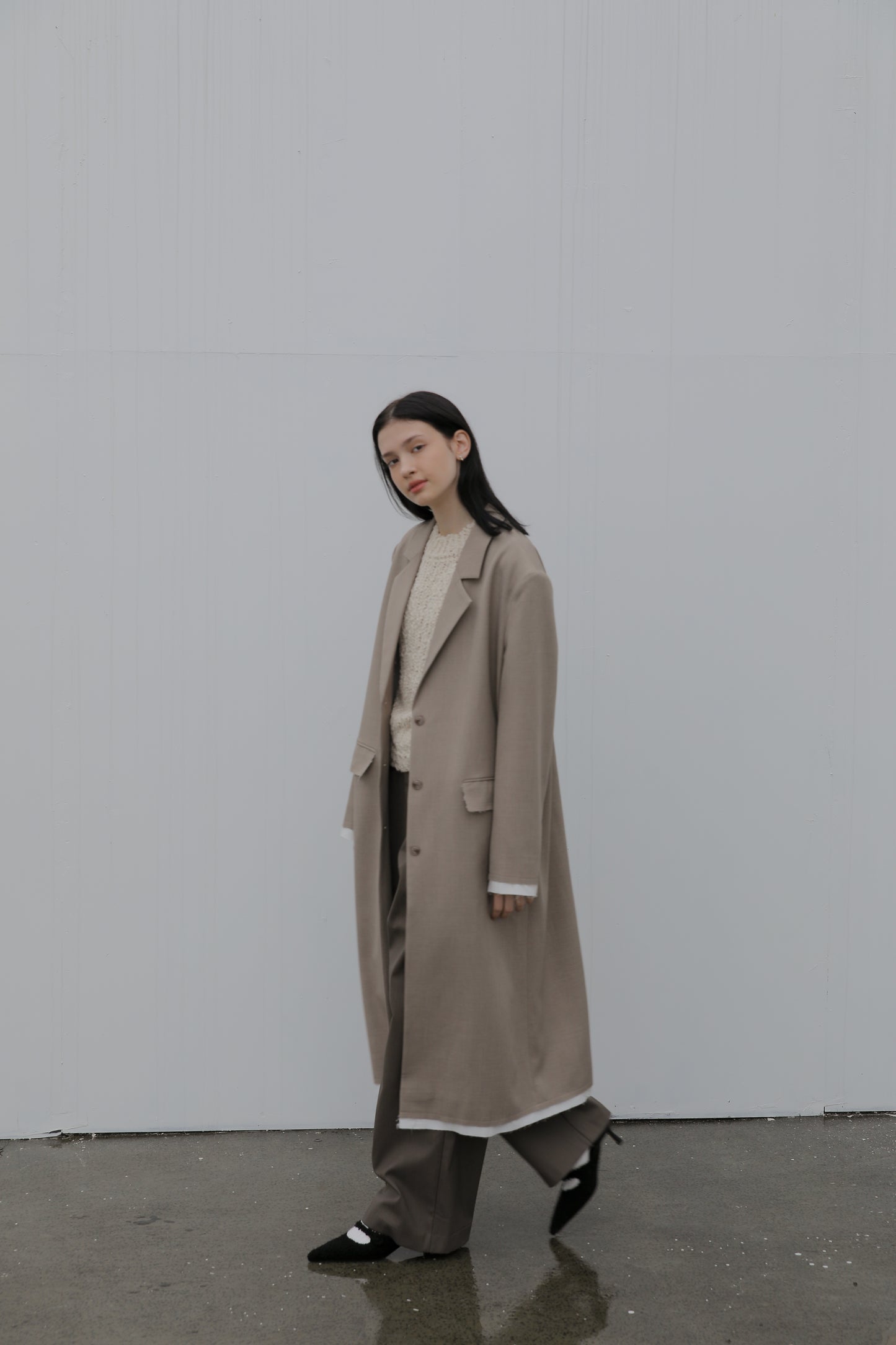 Alexia 襯裡長外套