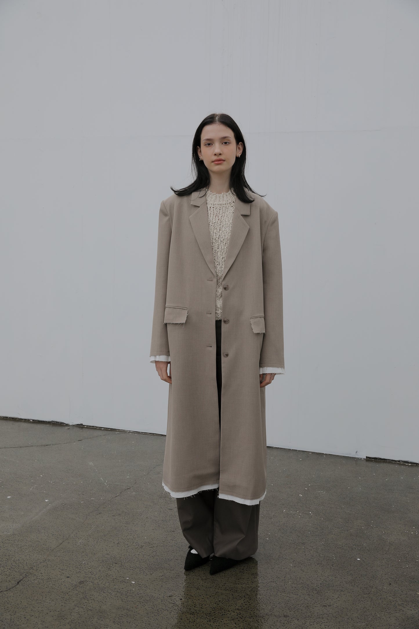 Alexia 襯裡長外套