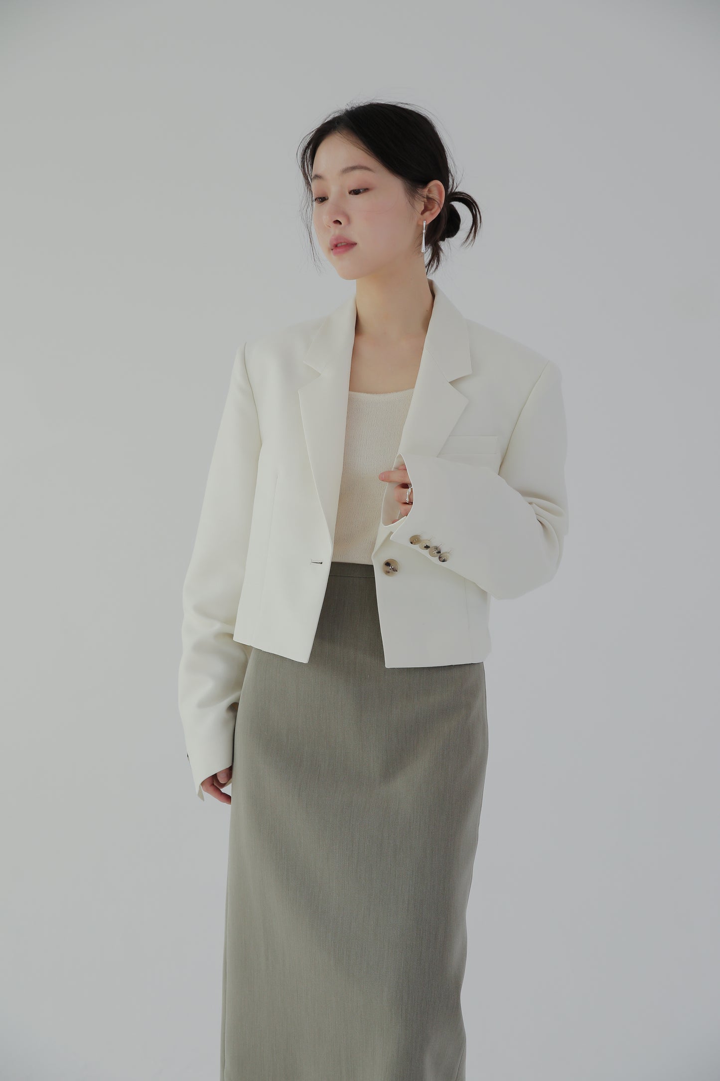 Nichol 高開衩裙