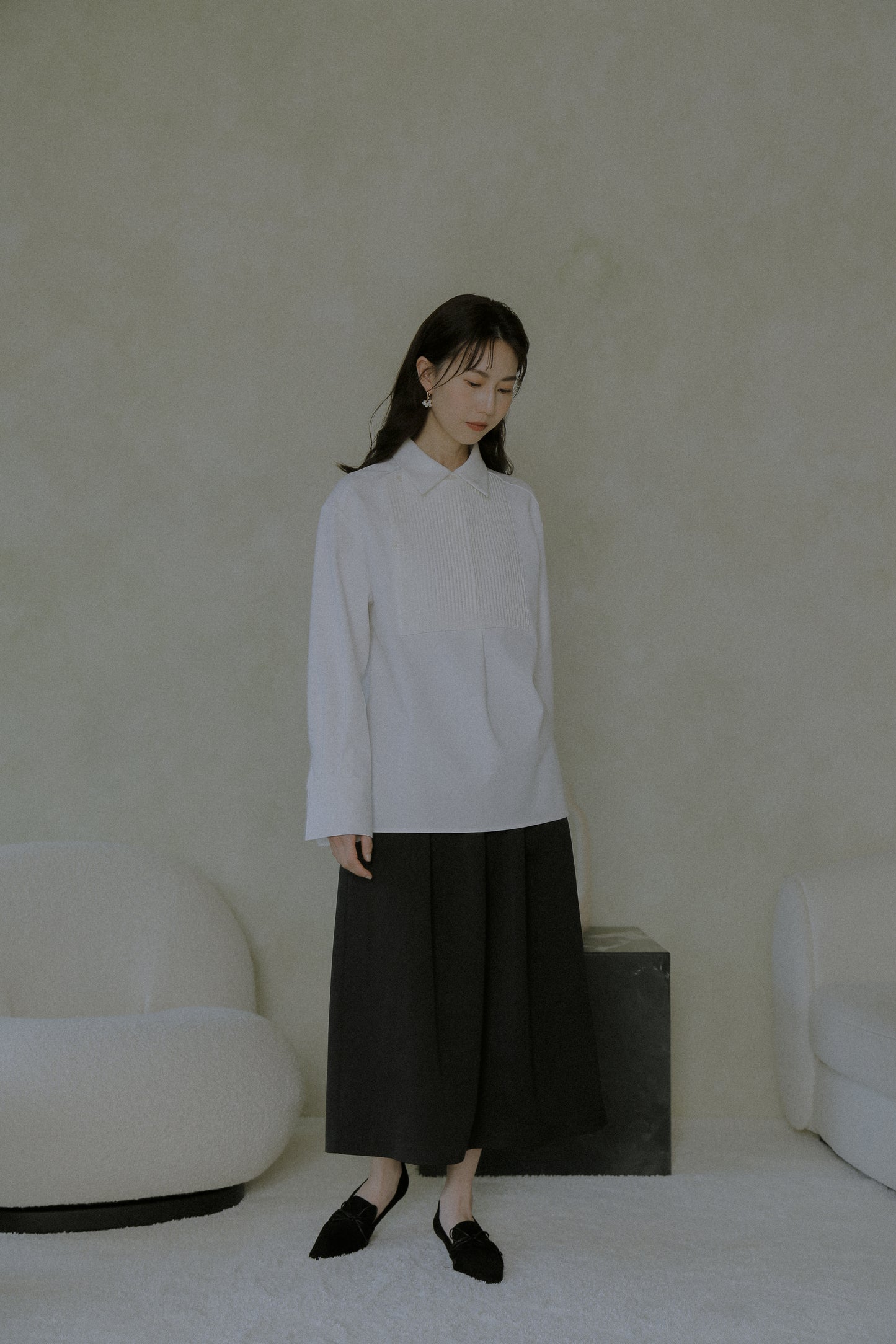 Molloy 緞面半身裙