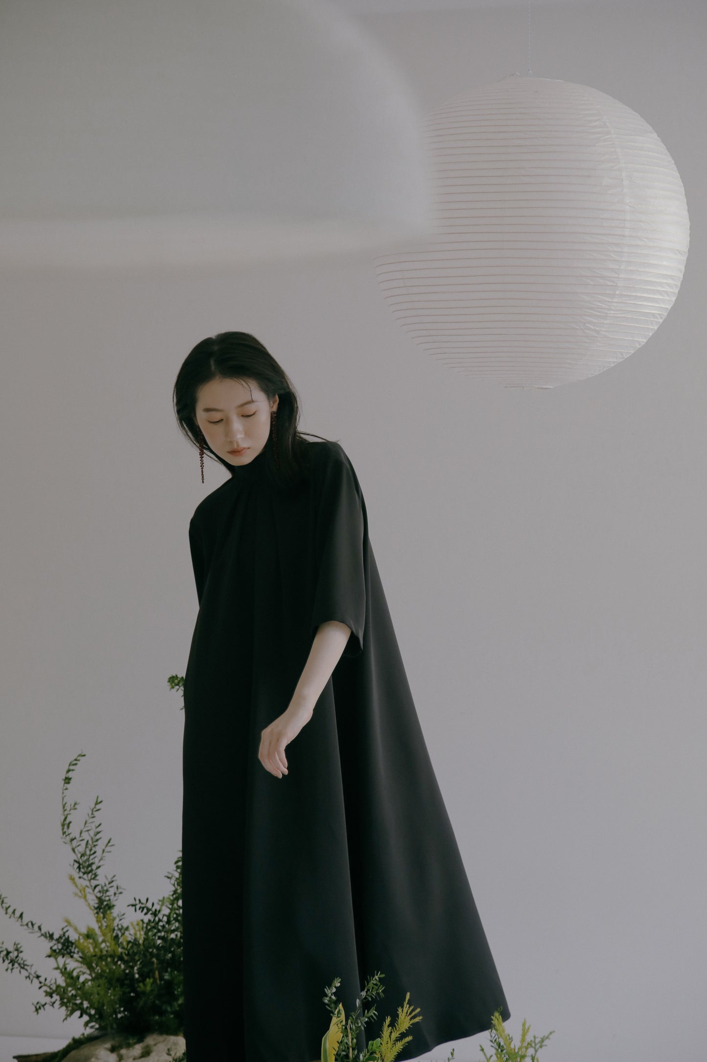 Goddard 褶皺領連身裙