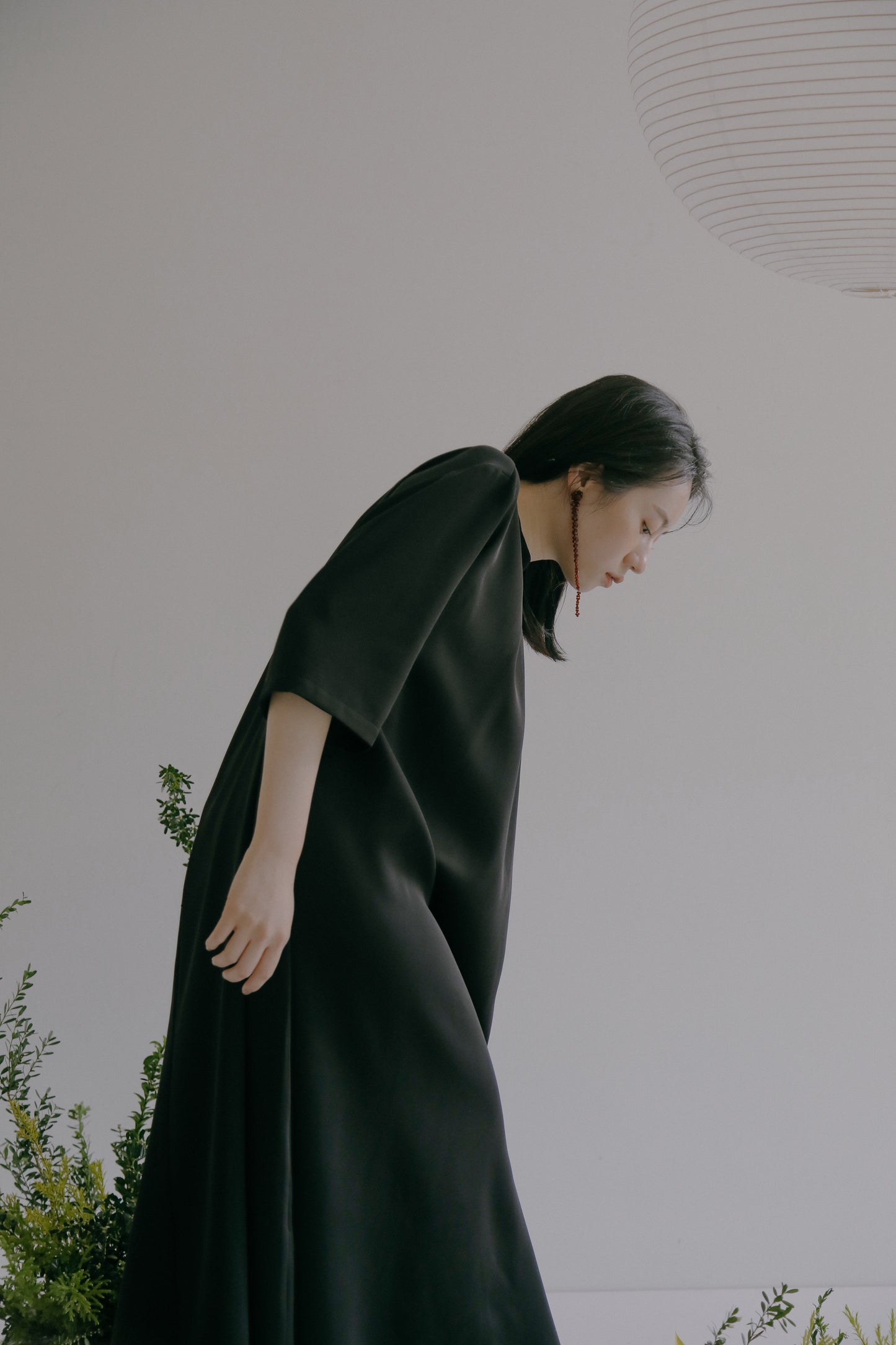 Goddard 褶皺領連身裙