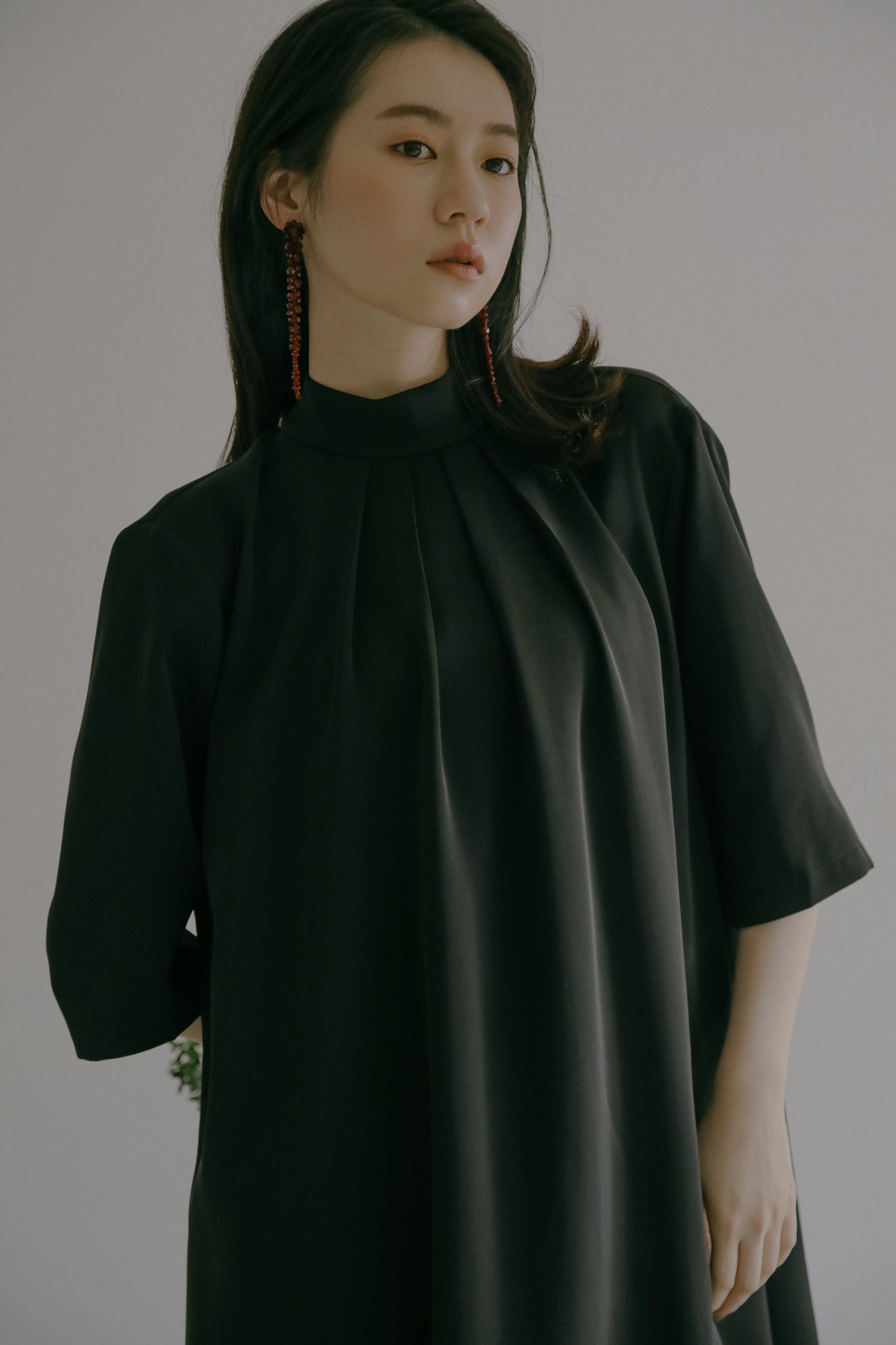 Goddard 褶皺領連身裙