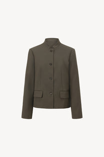 Billi wool jacket dark olive