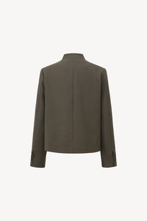 Billi wool jacket dark olive