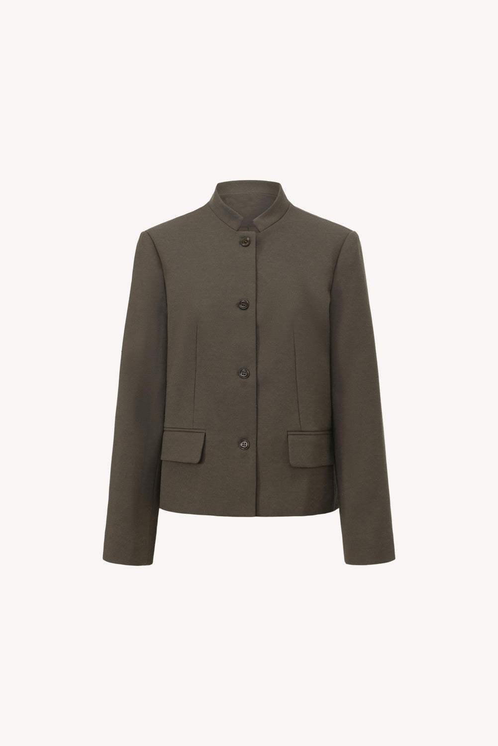 Billi wool jacket dark olive