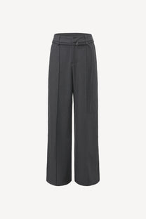 Cerra belted straight trousers