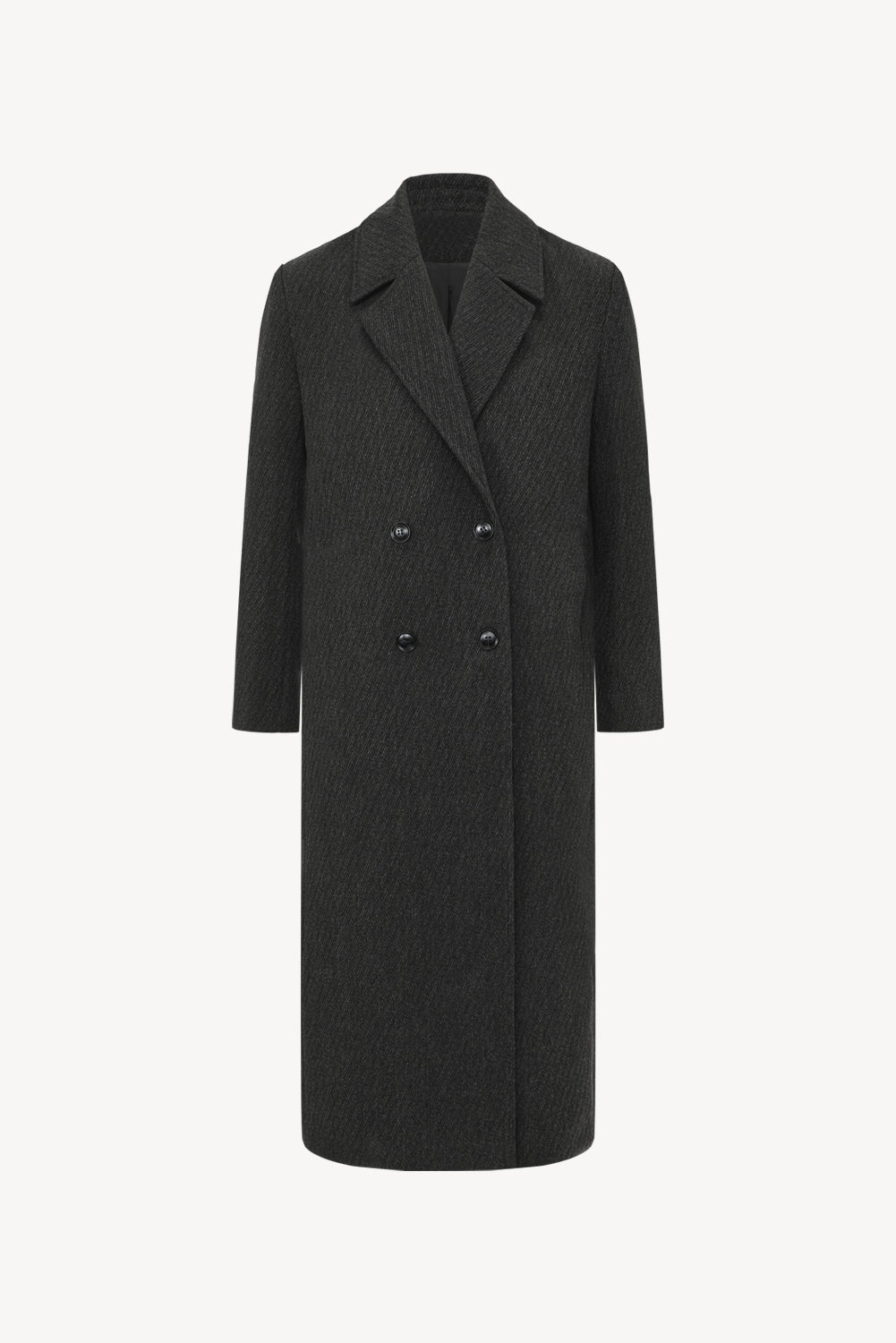 Dublin double breasted coat grey