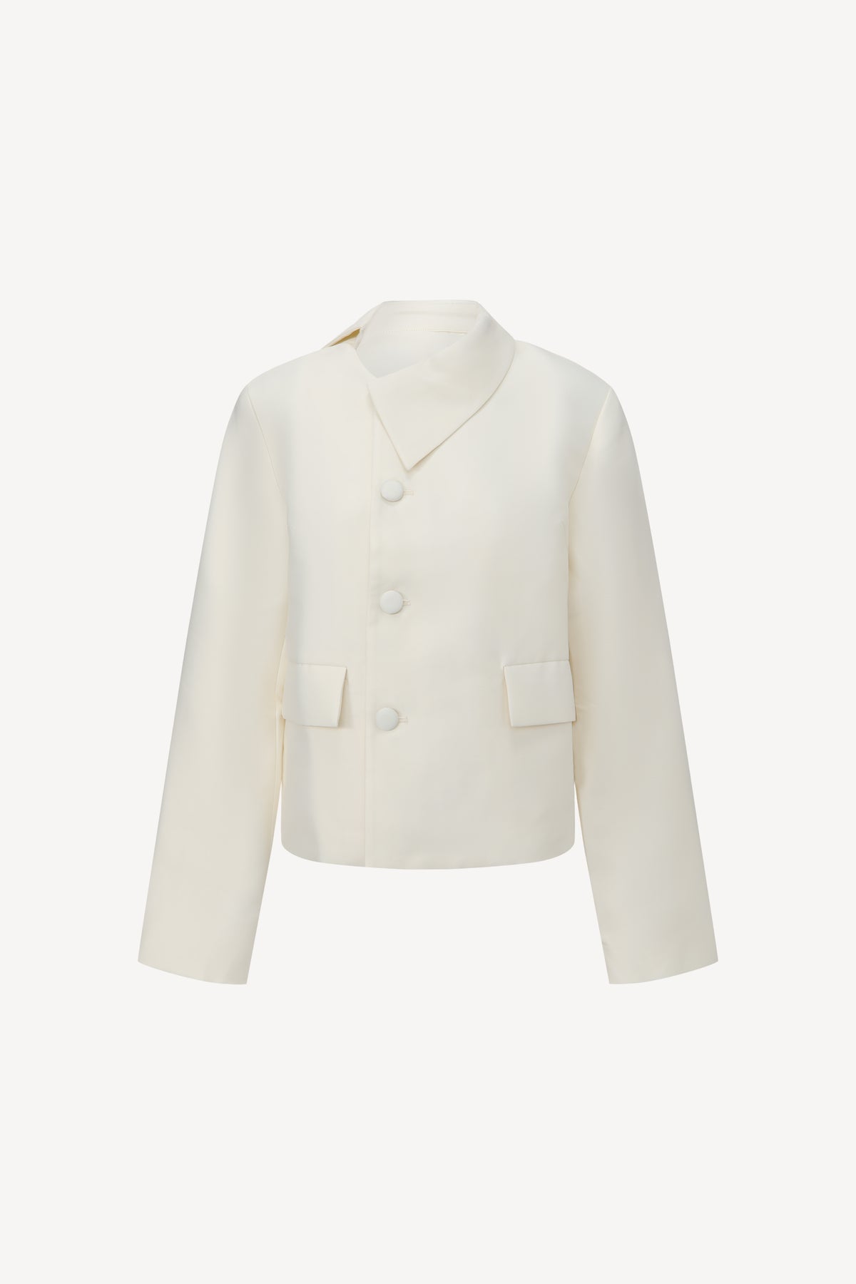 Fyn asymmetric collar blazer